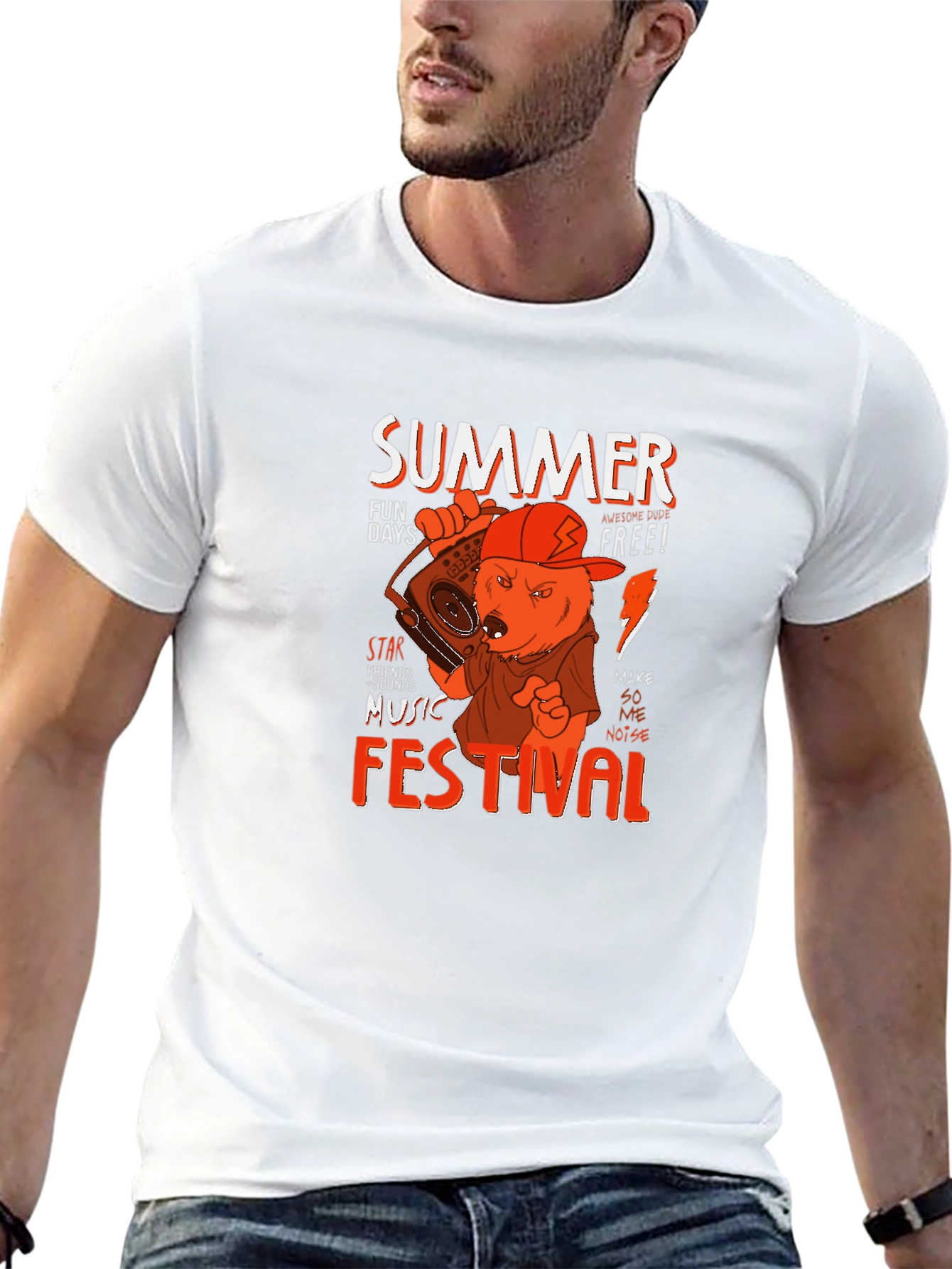Summer Music Festival Graphic T-Shirt