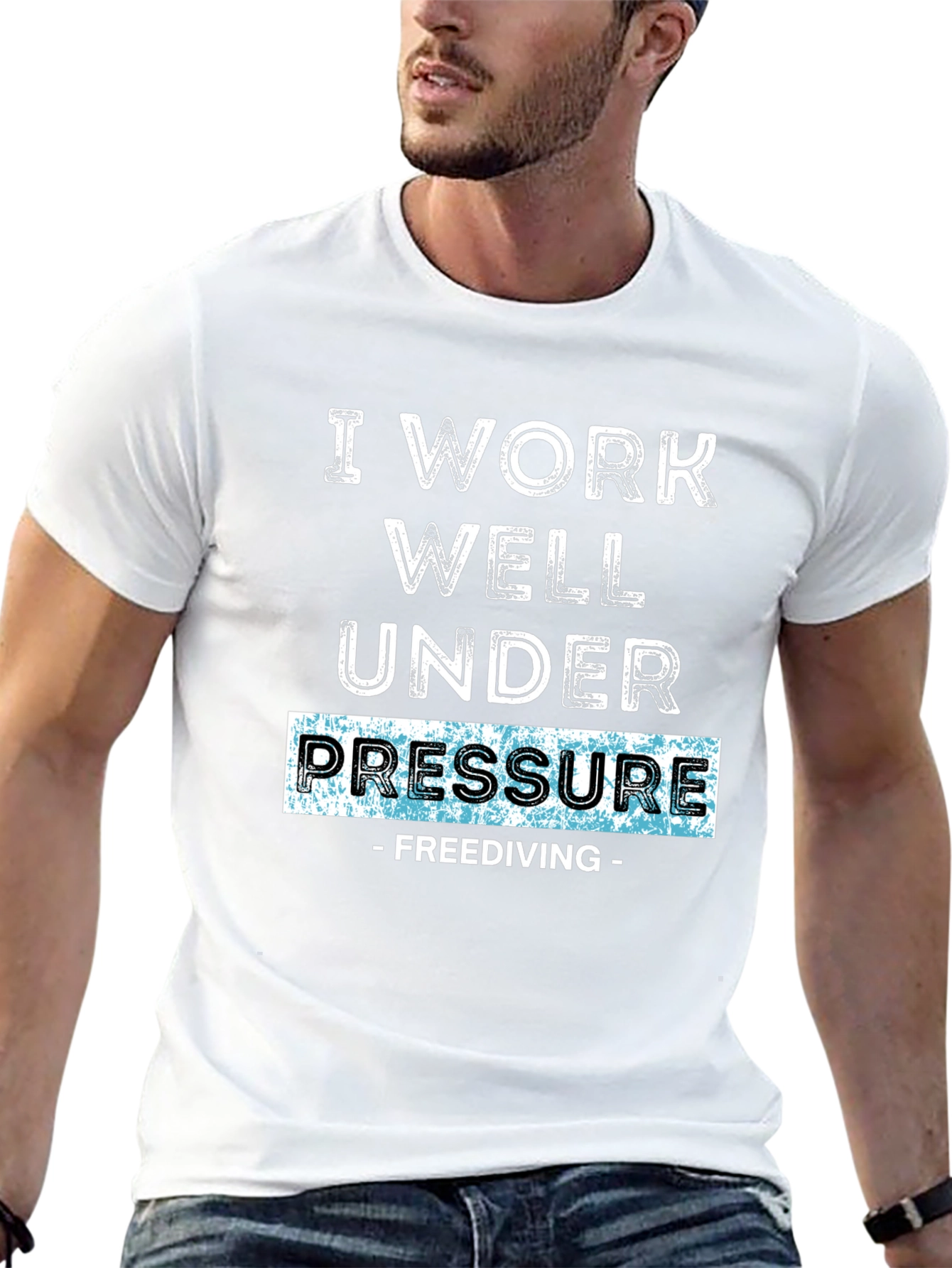 I Work Well Under Pressure - Freediving T-Shirt