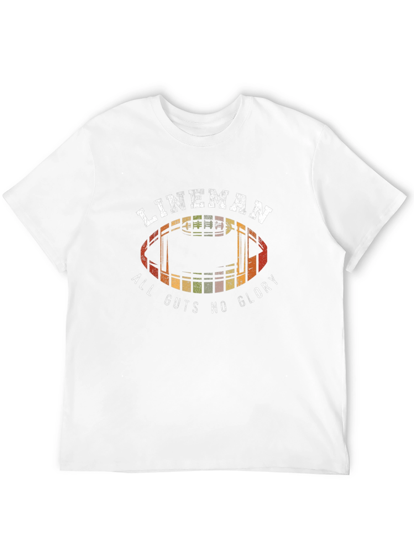 Lineman Football T-Shirt - All Guts No Glory