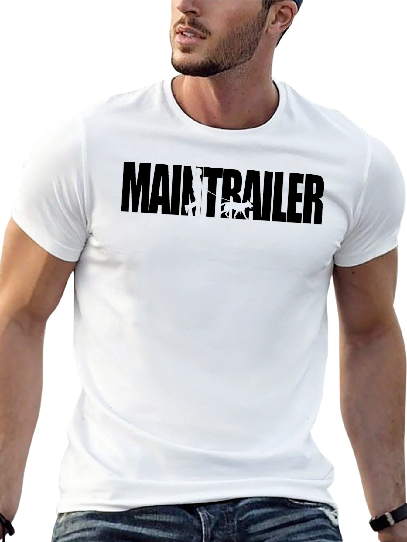 Main Trailer Black Graphic Tee - Mens