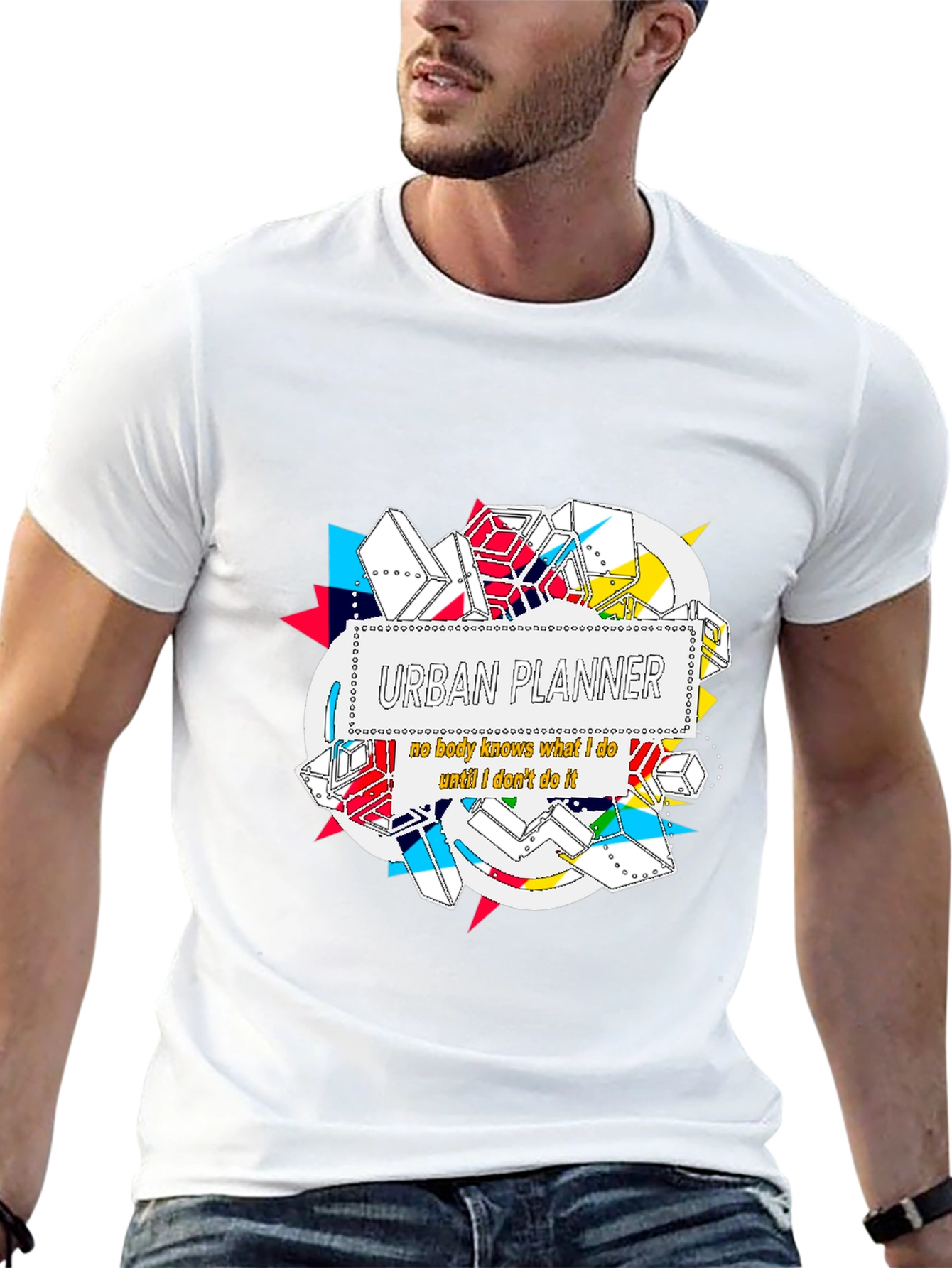 Urban Planner Graphic T-Shirt - Novelty Design