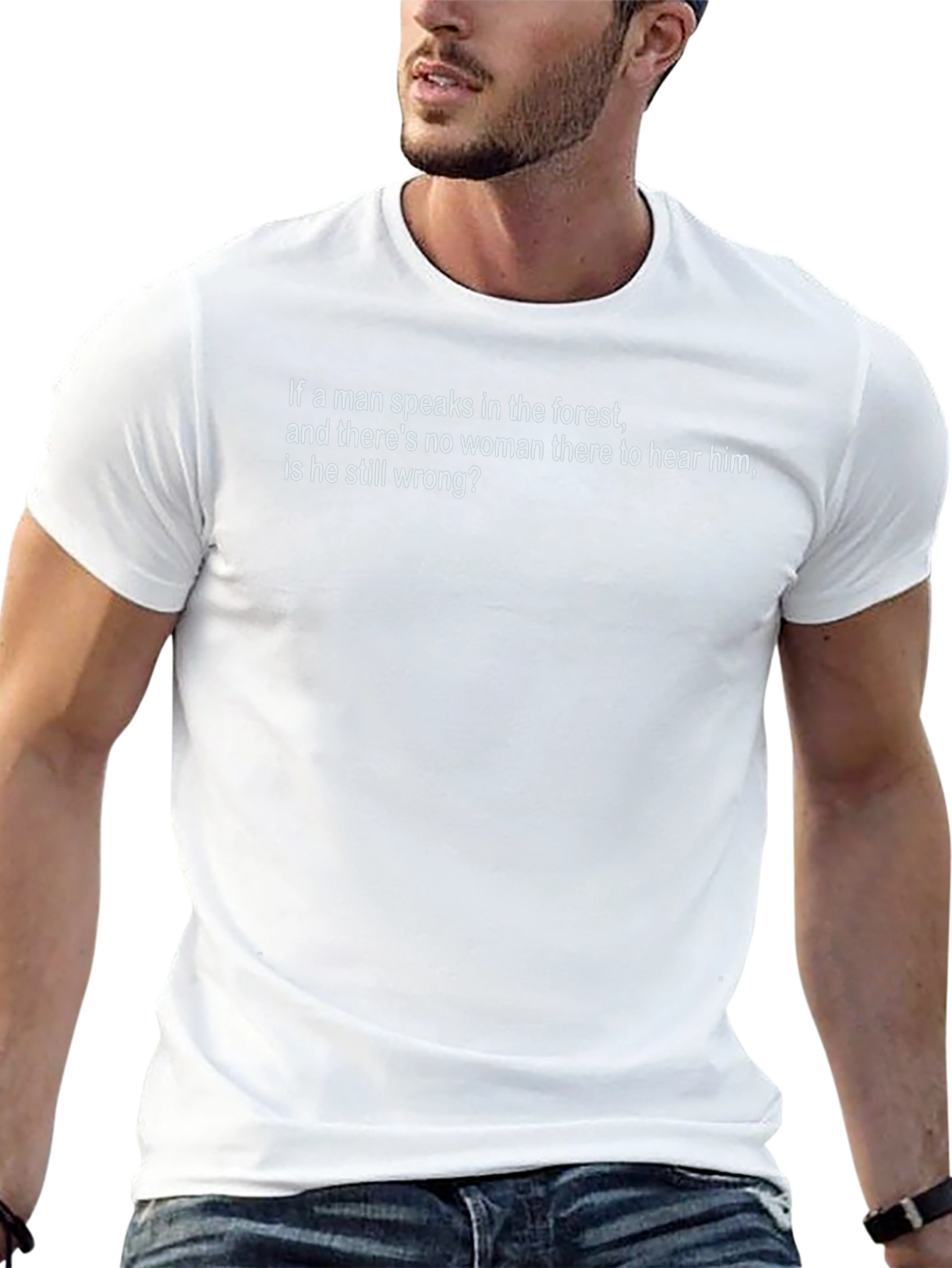 Humorous T-Shirt: Forest & Gender Question