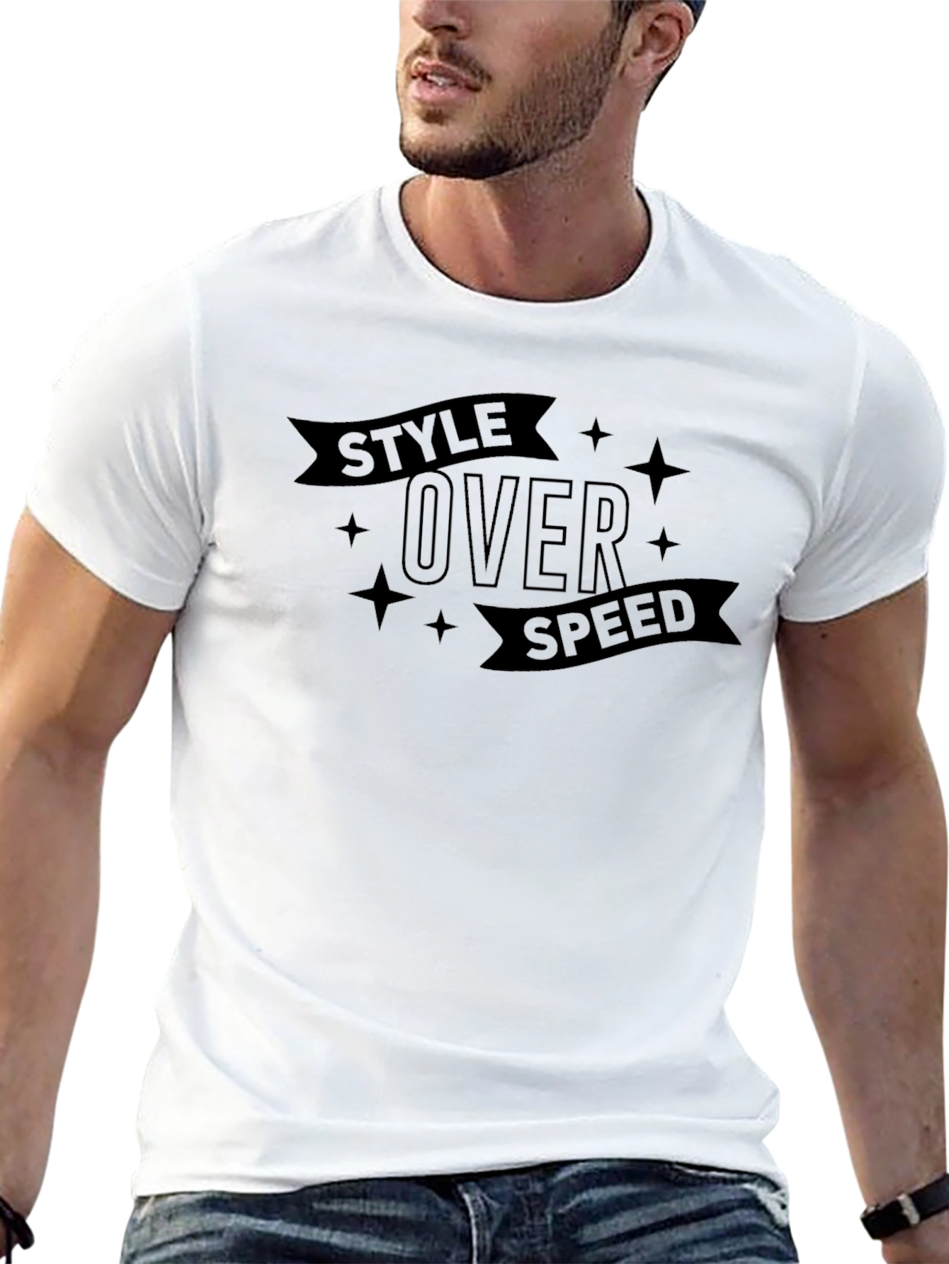 Style Over Speed Graphic T-Shirt