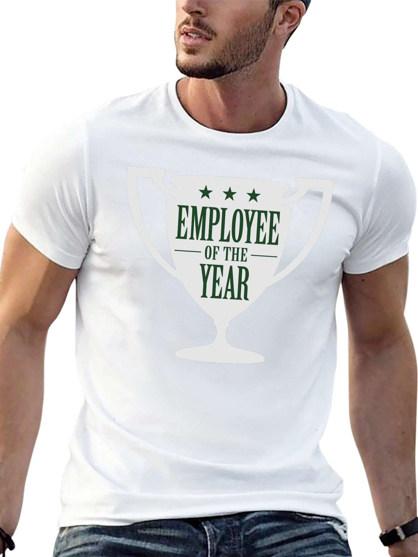 Employee of the Year T-Shirt - Black Cotton Tee