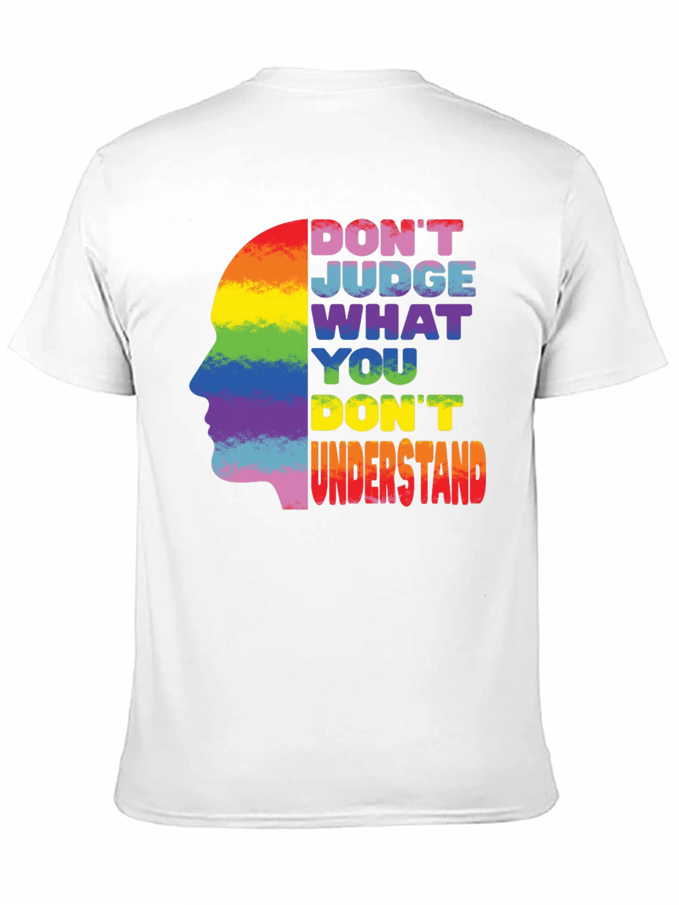 LGBTQ Pride Rainbow T-Shirt - Dont Judge