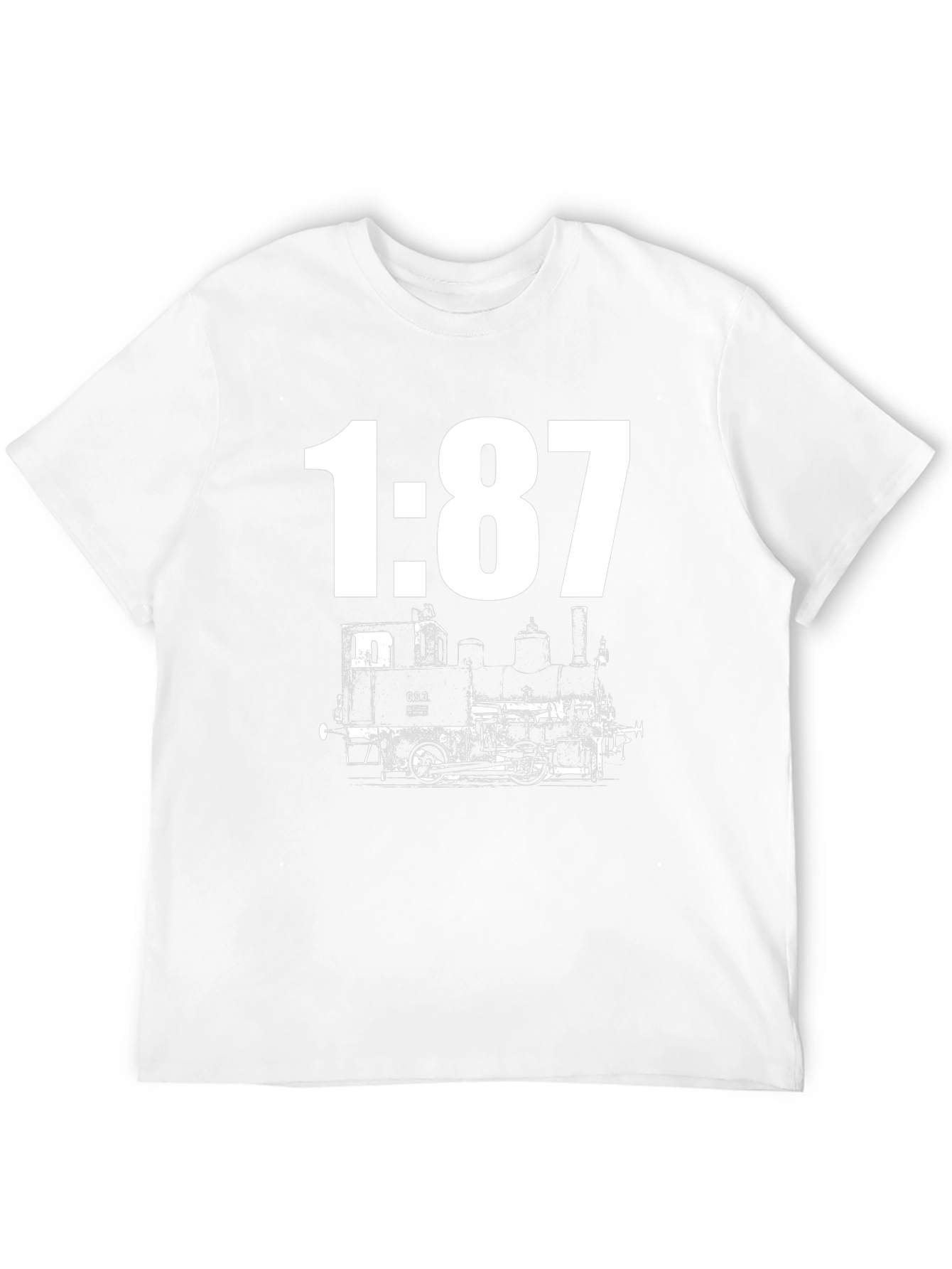 Train 1:87 Scale Graphic Tee - Black Cotton Blend