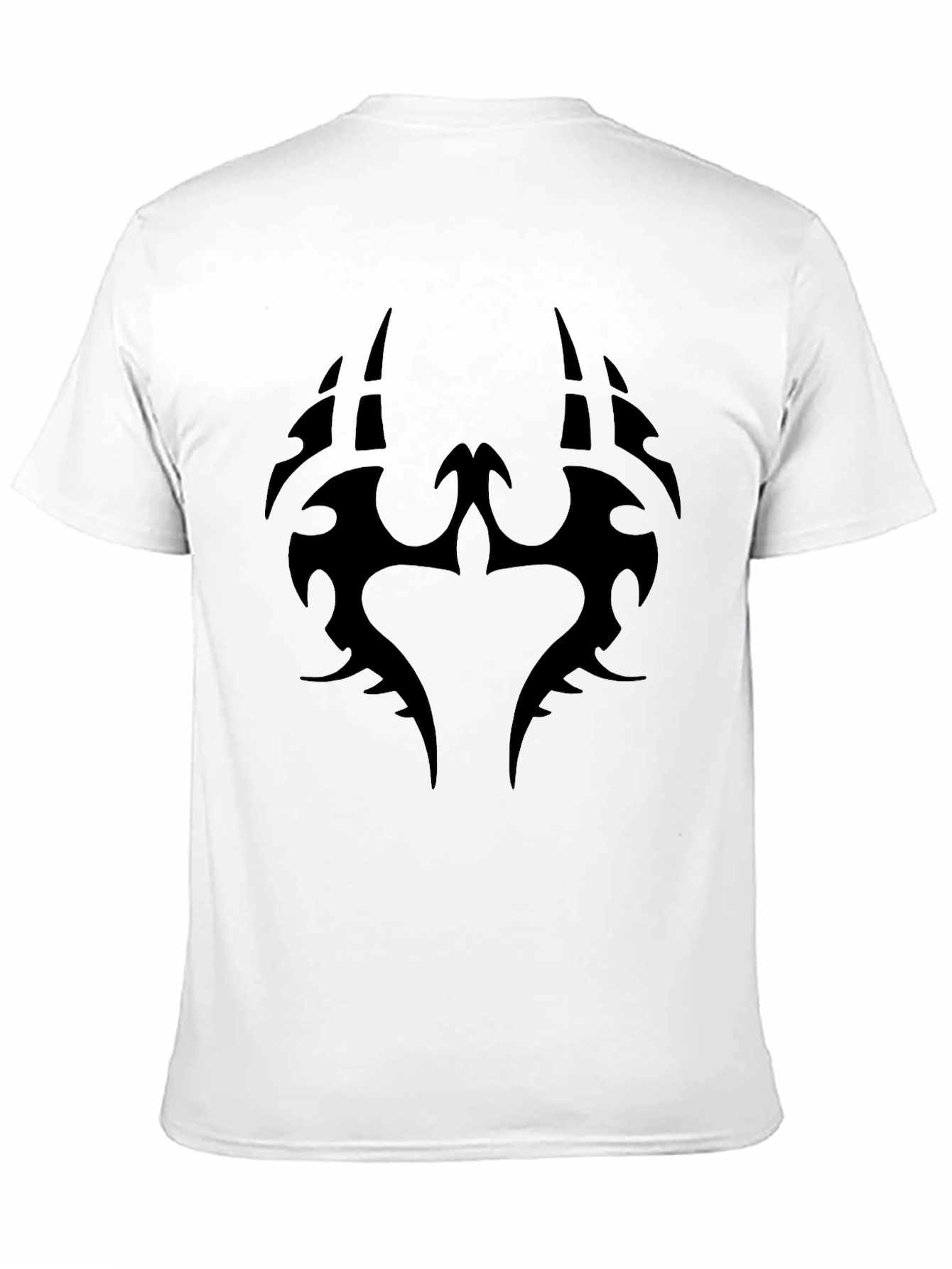 Mens Black Tribal Graphic T-Shirt