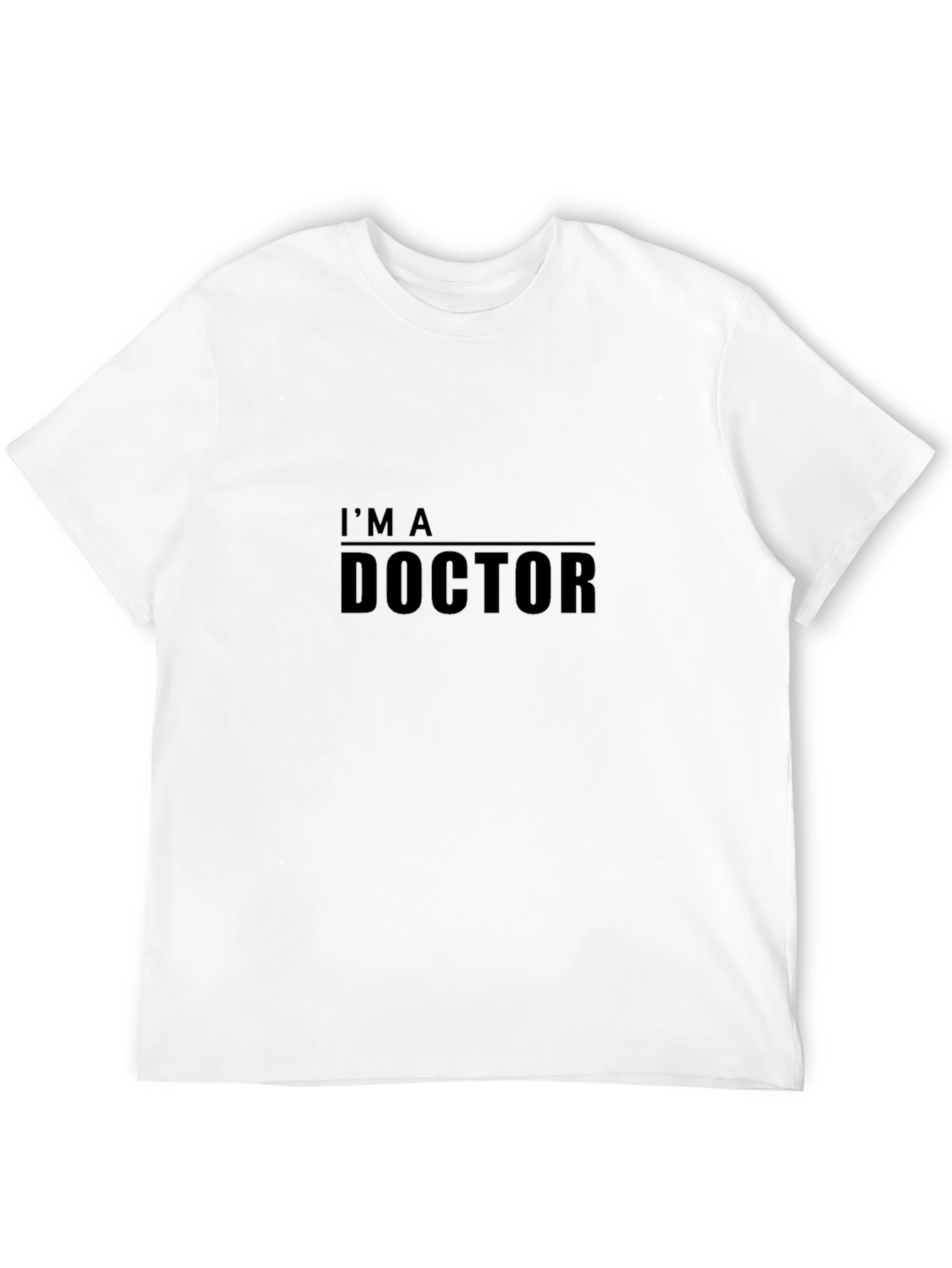 Im a Doctor Graphic Black Tee