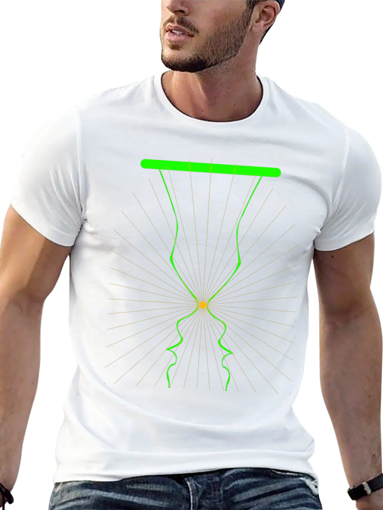 Abstract Graphic Tee - Modern Art Shirt