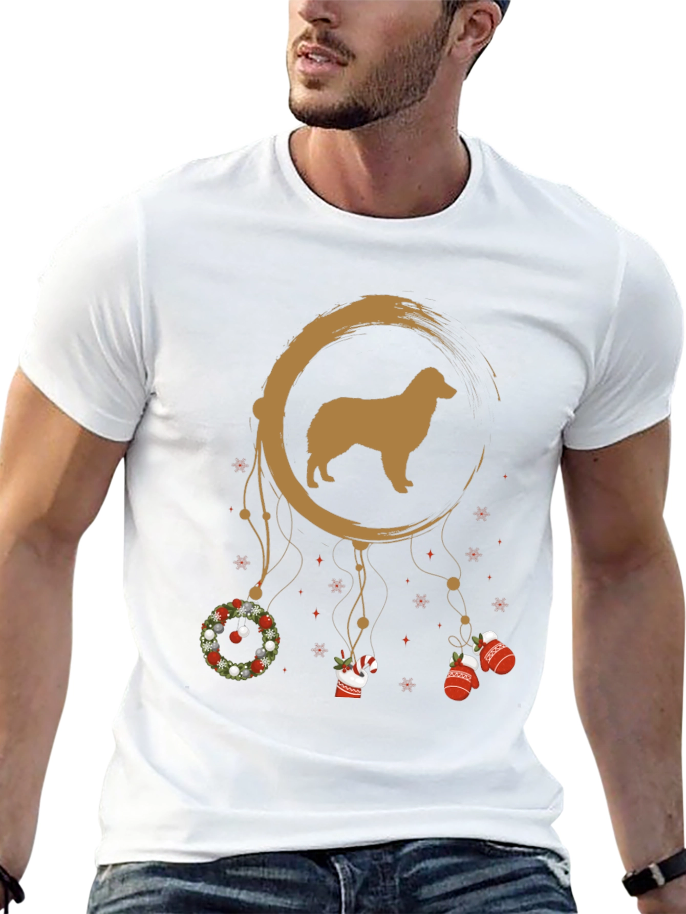 Dog Dream Catcher Christmas T-Shirt