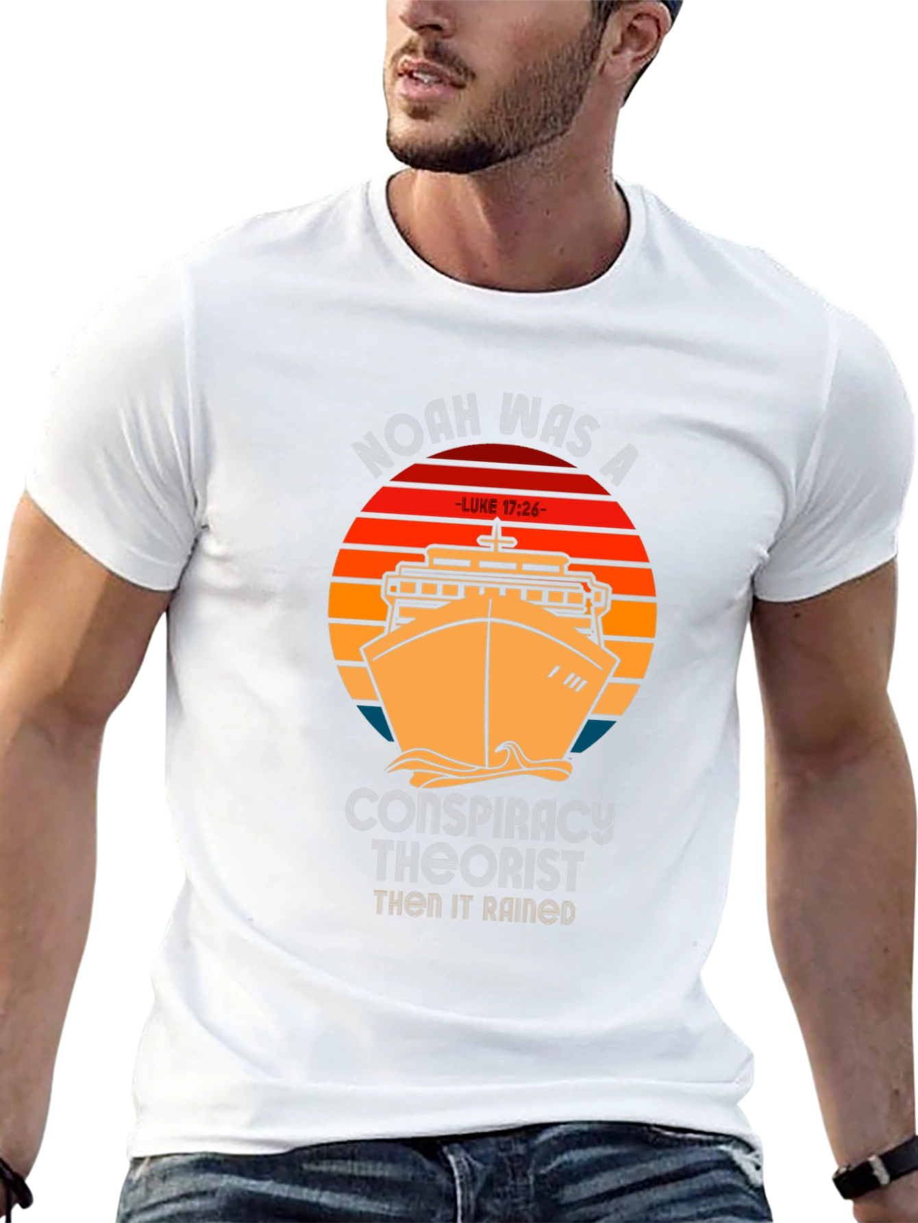 Noah Conspiracy Theorist T-Shirt - Mens Black Tee