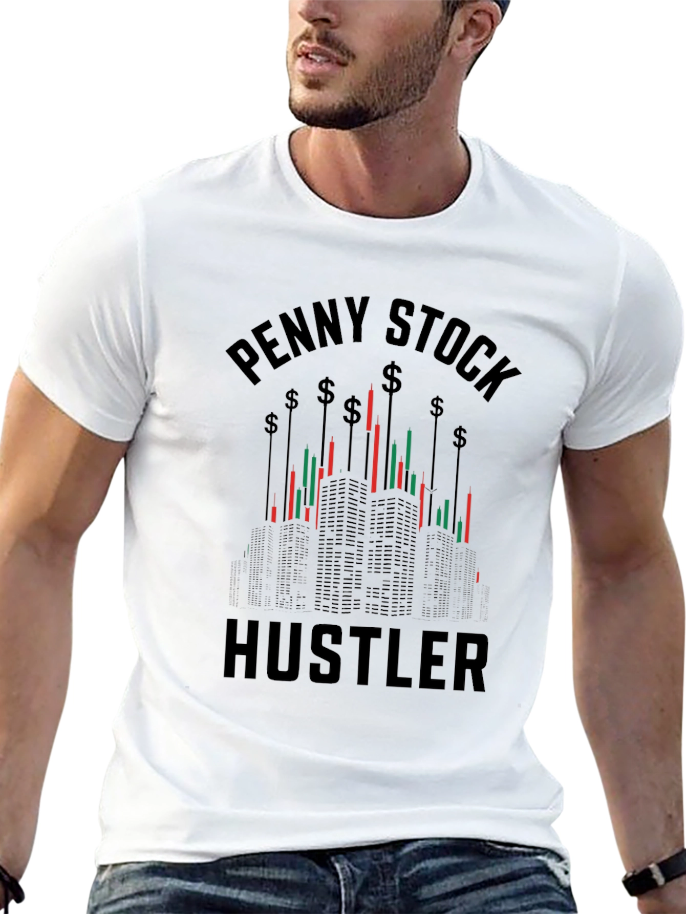 Penny Stock Hustler Graphic T-Shirt