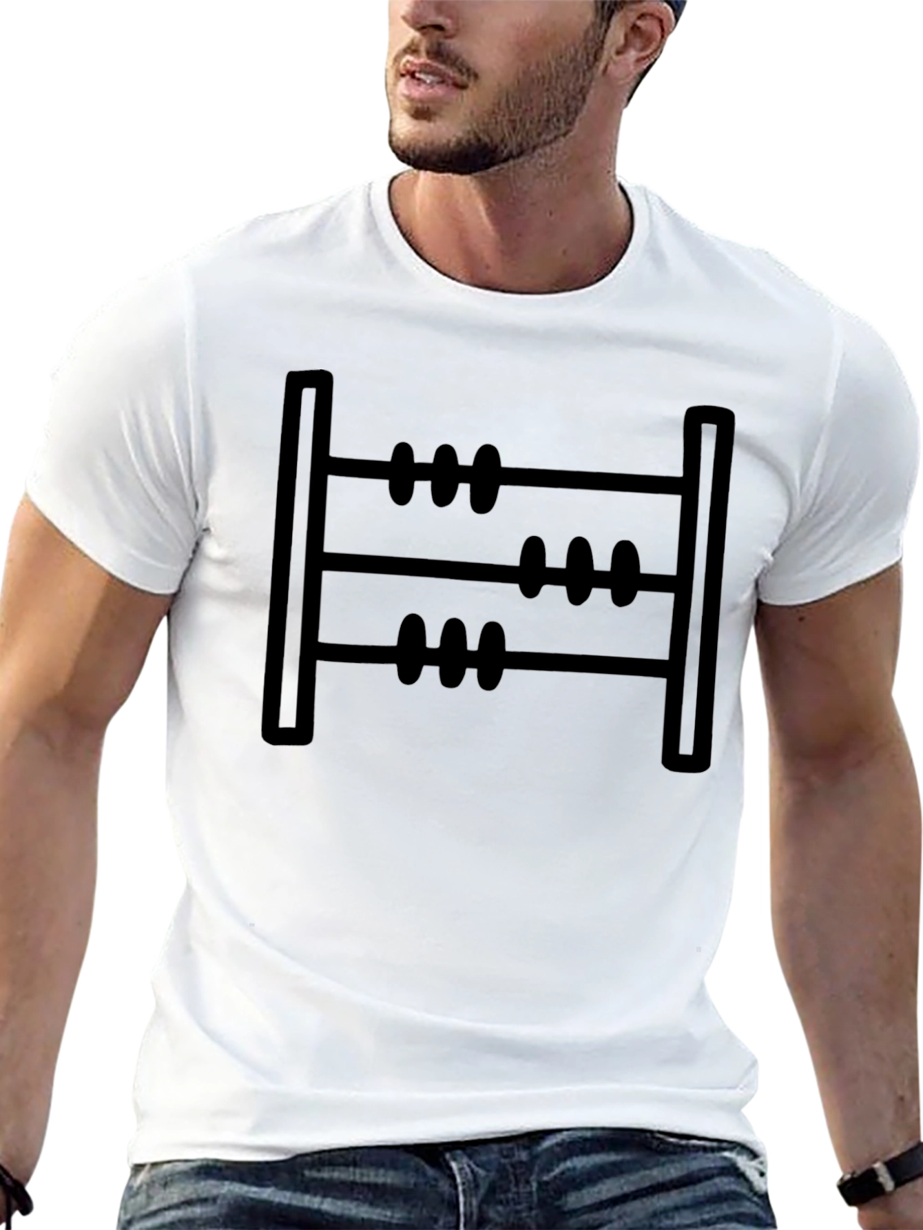 Abacus Graphic Tee - Black Mens Casual Shirt