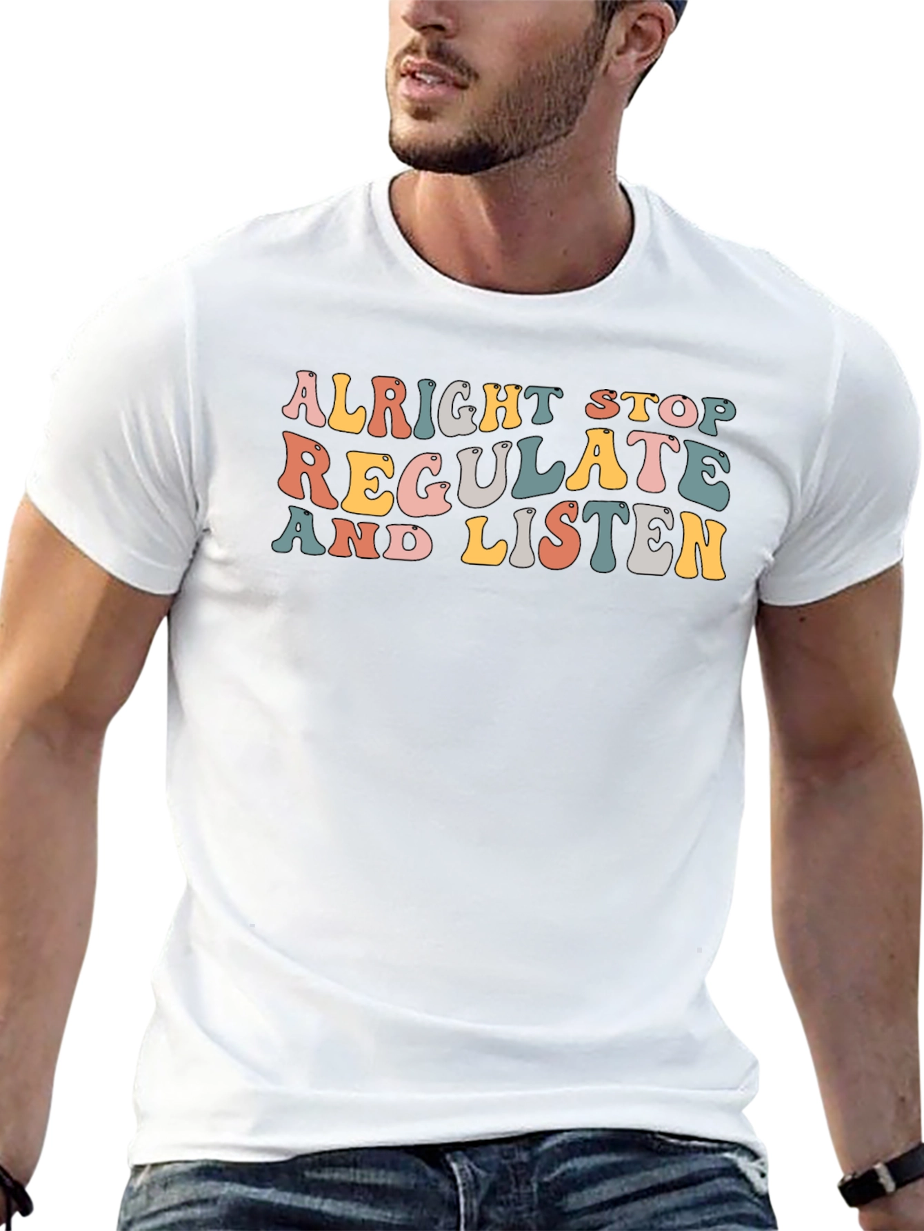 Retro Alright Stop Graphic Tee