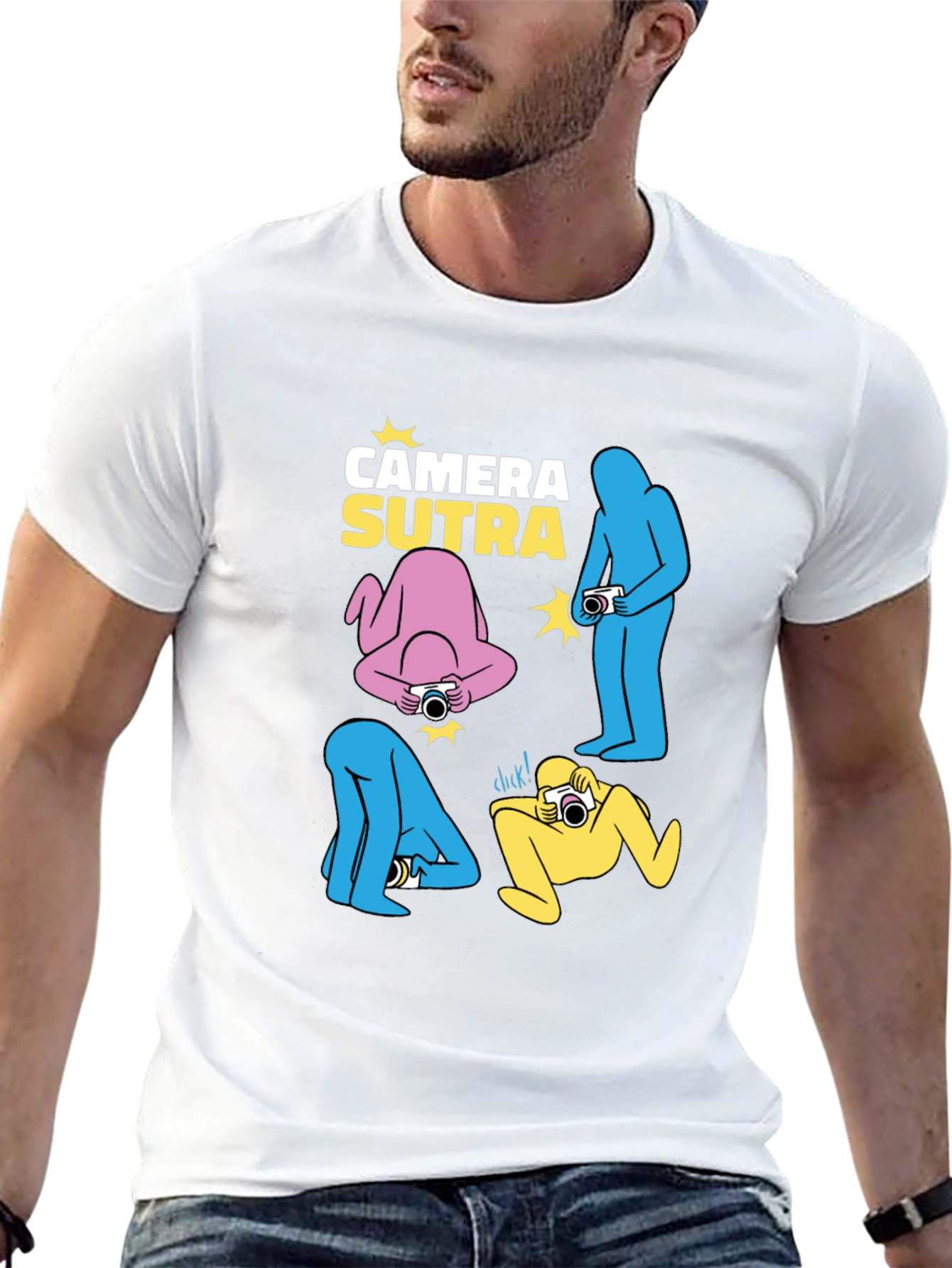 Camera Sutra Graphic T-Shirt - Black