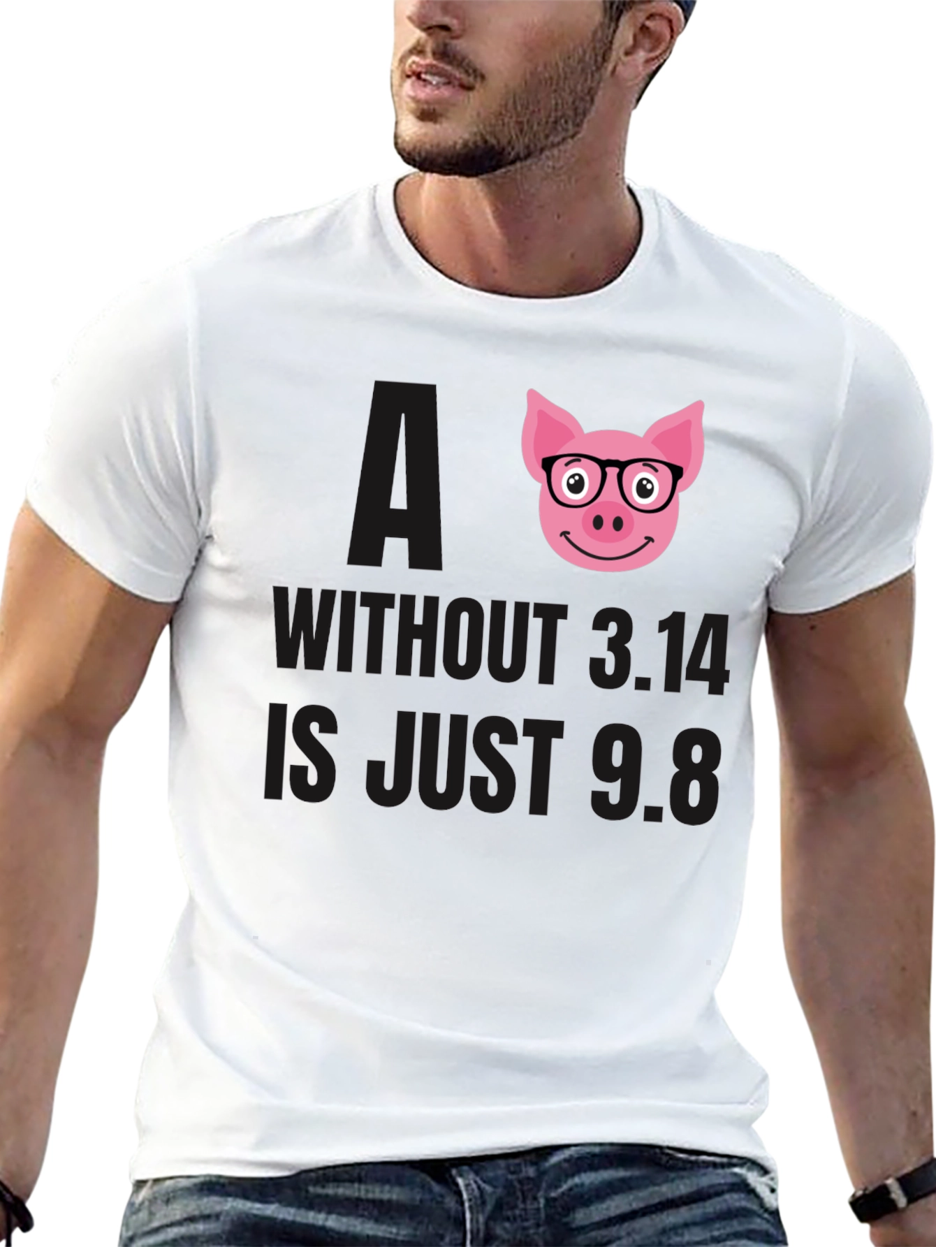 Math Pun Pig T-Shirt