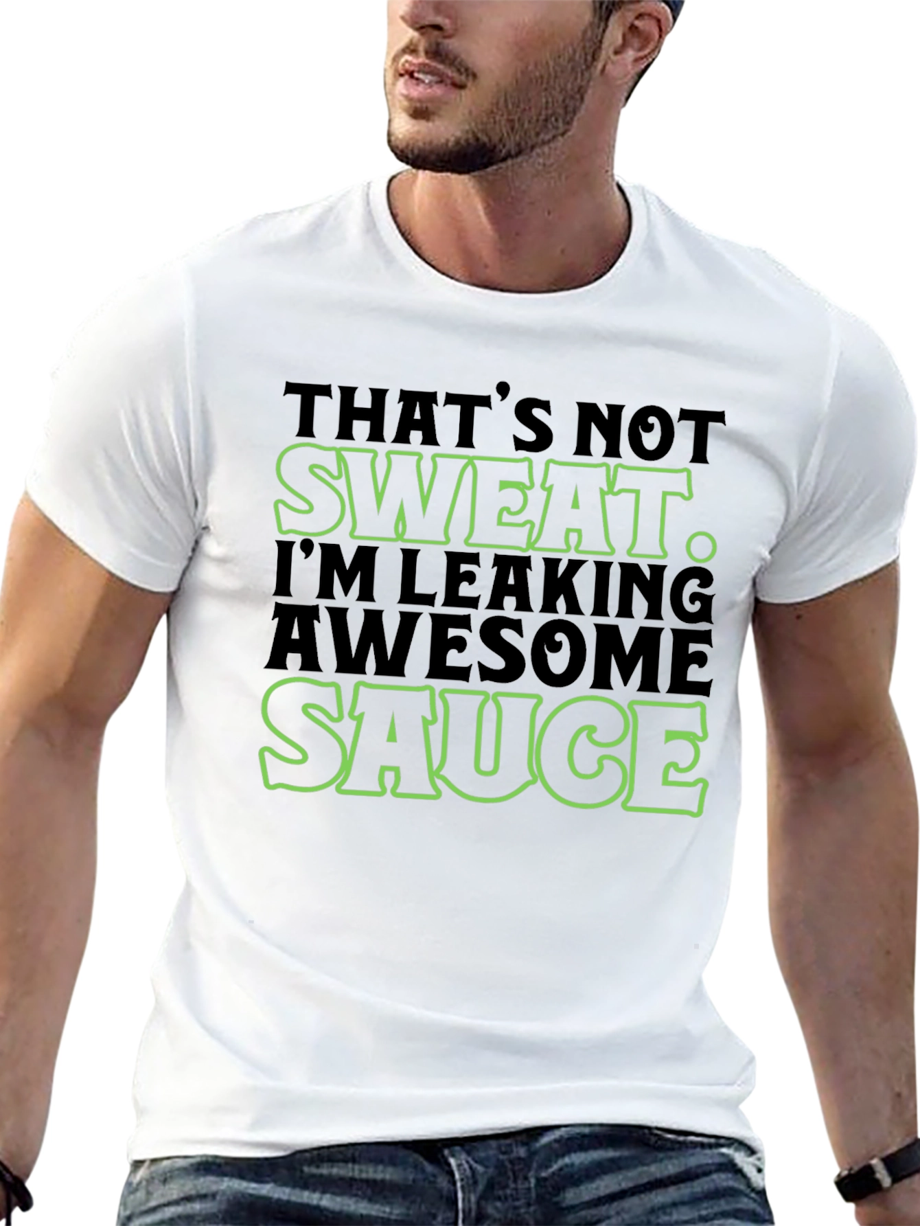 Awesome Sauce Mens Graphic Tee - Funny Slogan T-Shirt