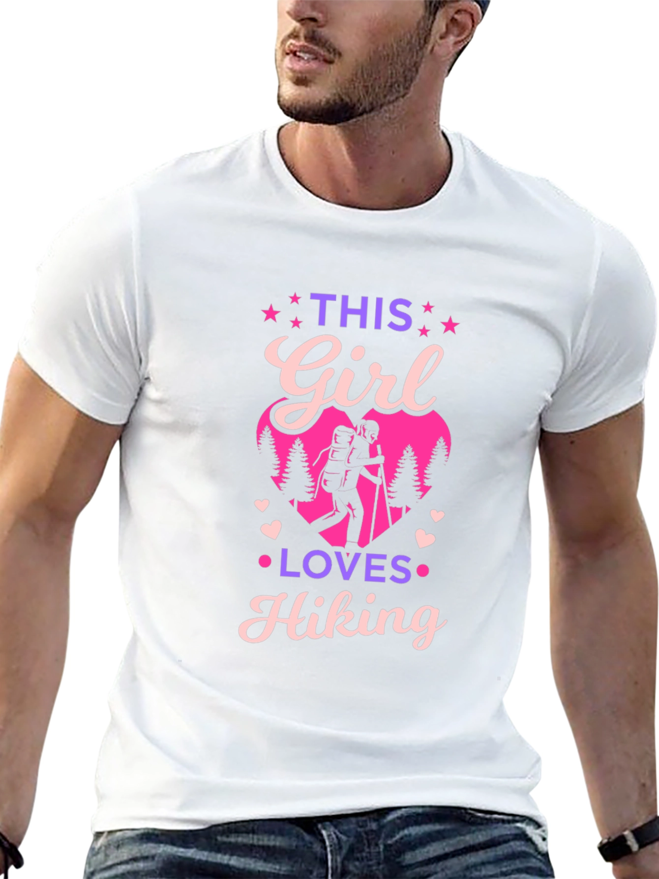 Hiking Girl T-Shirt - Outdoor Adventure Tee