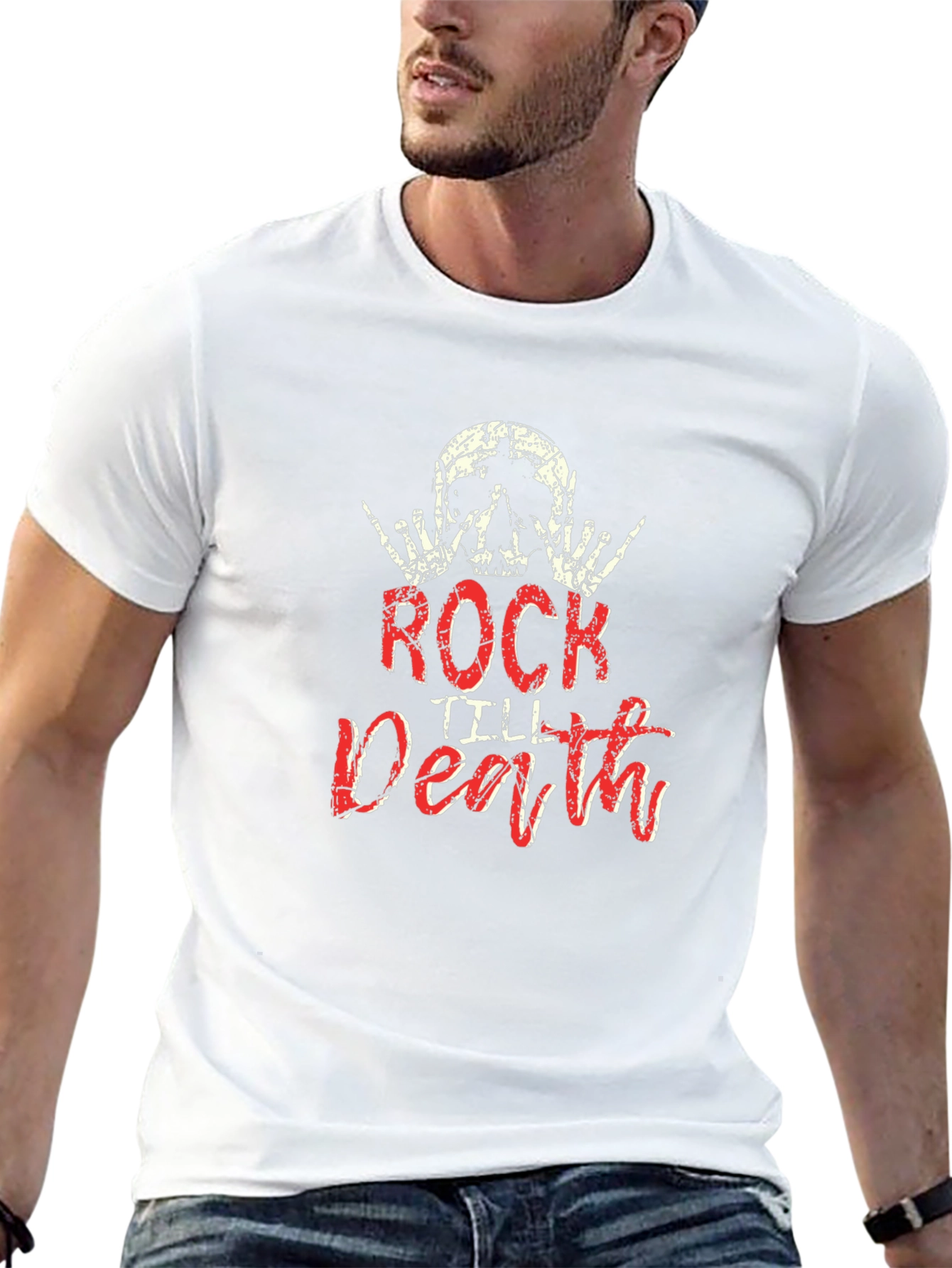 Rock Till Death Graphic T-Shirt