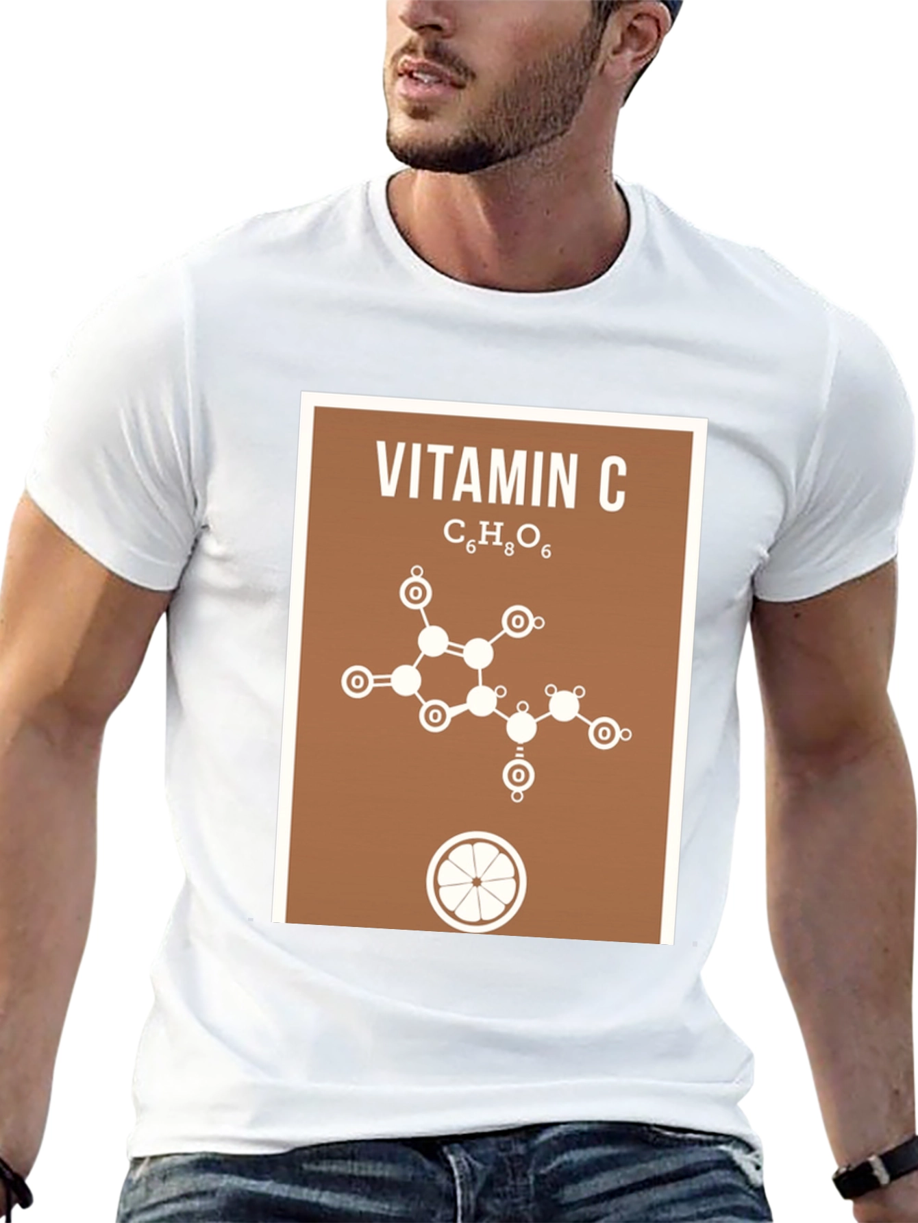 Vitamin C Molecule Graphic T-Shirt