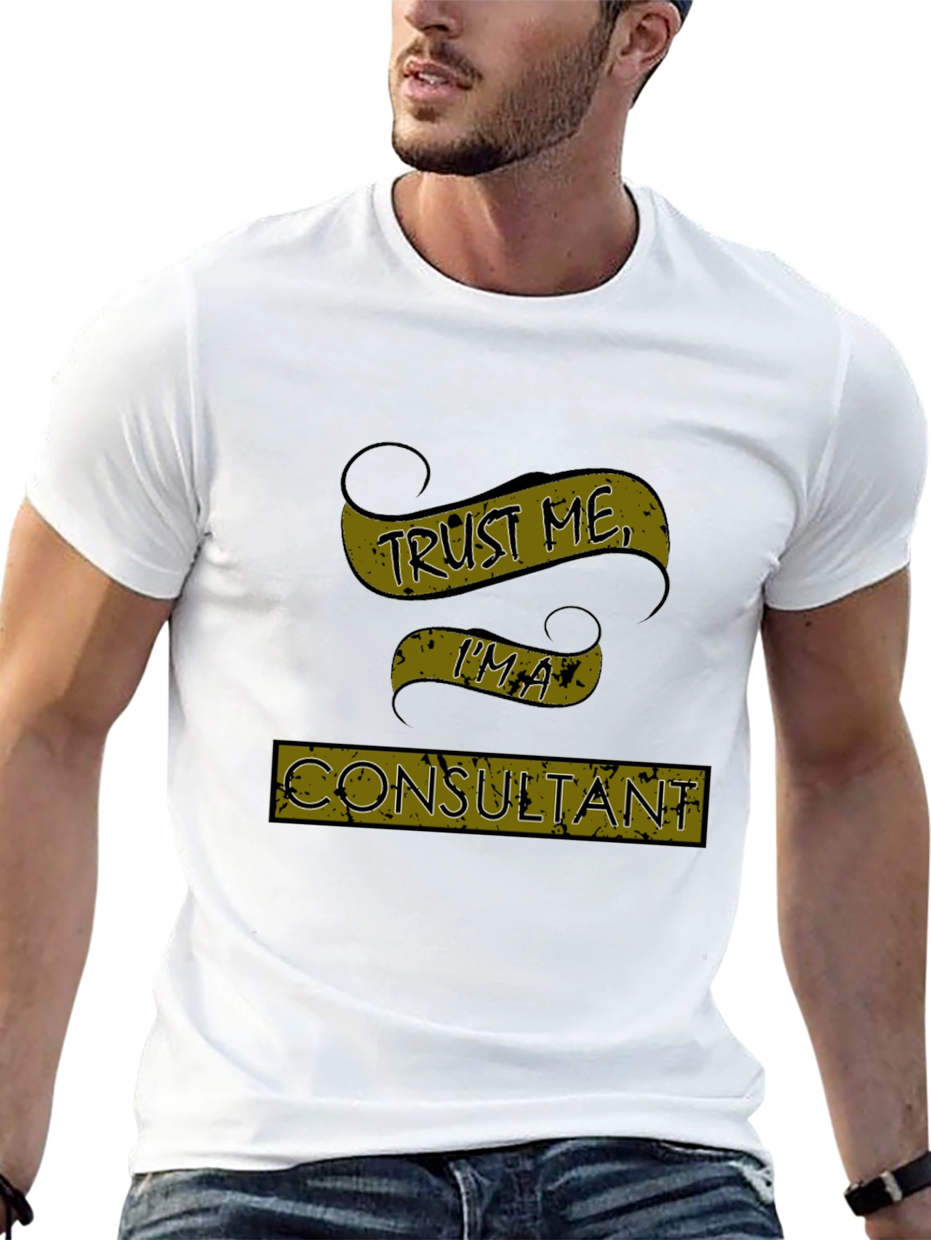 Trust Me Im A Consultant Mens Black T-Shirt