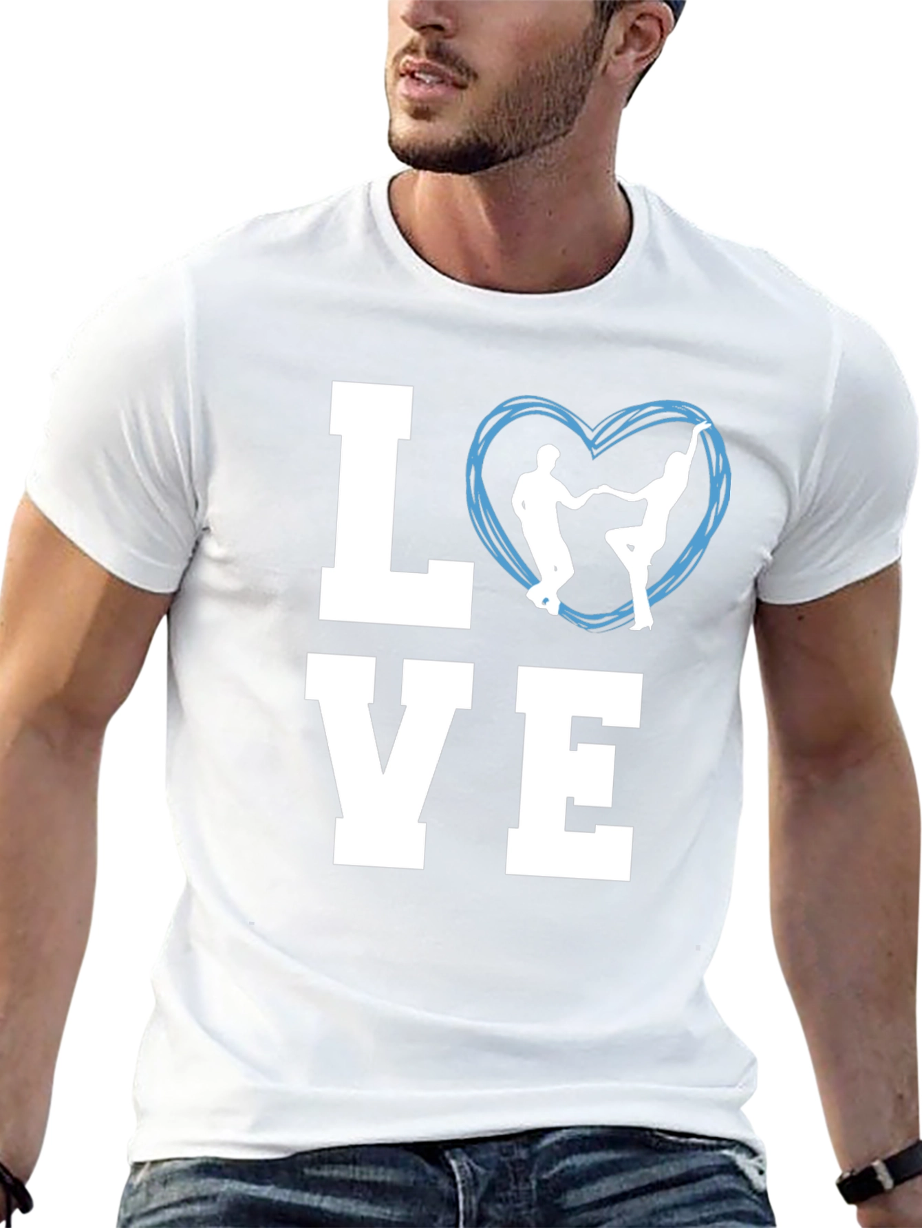 LOVE Dance T-Shirt - Black Graphic Tee