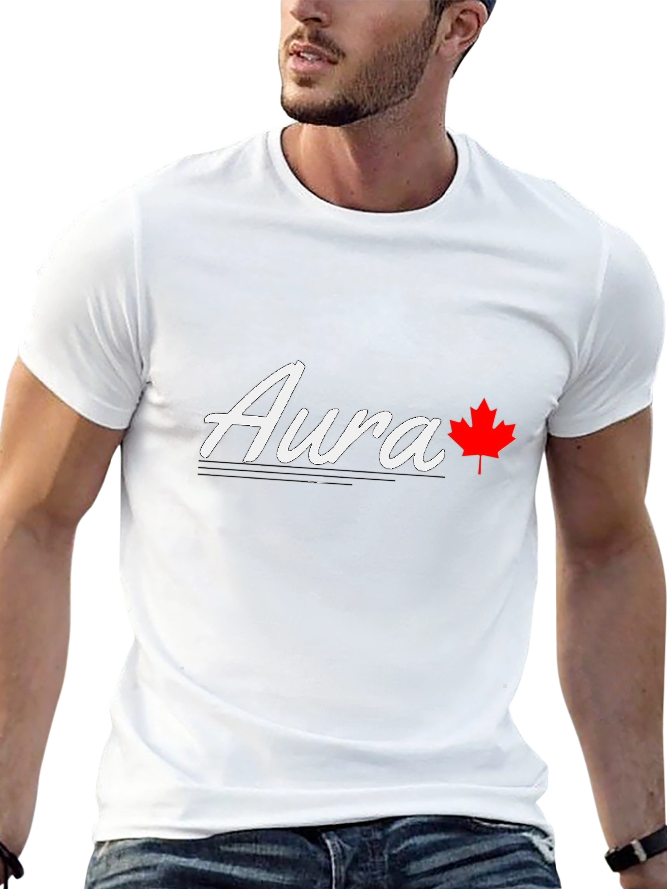 Aura Maple Leaf Graphic T-Shirt