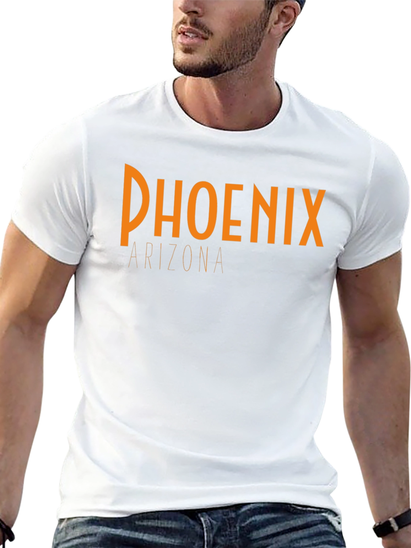 Phoenix Arizona Graphic Black T-Shirt