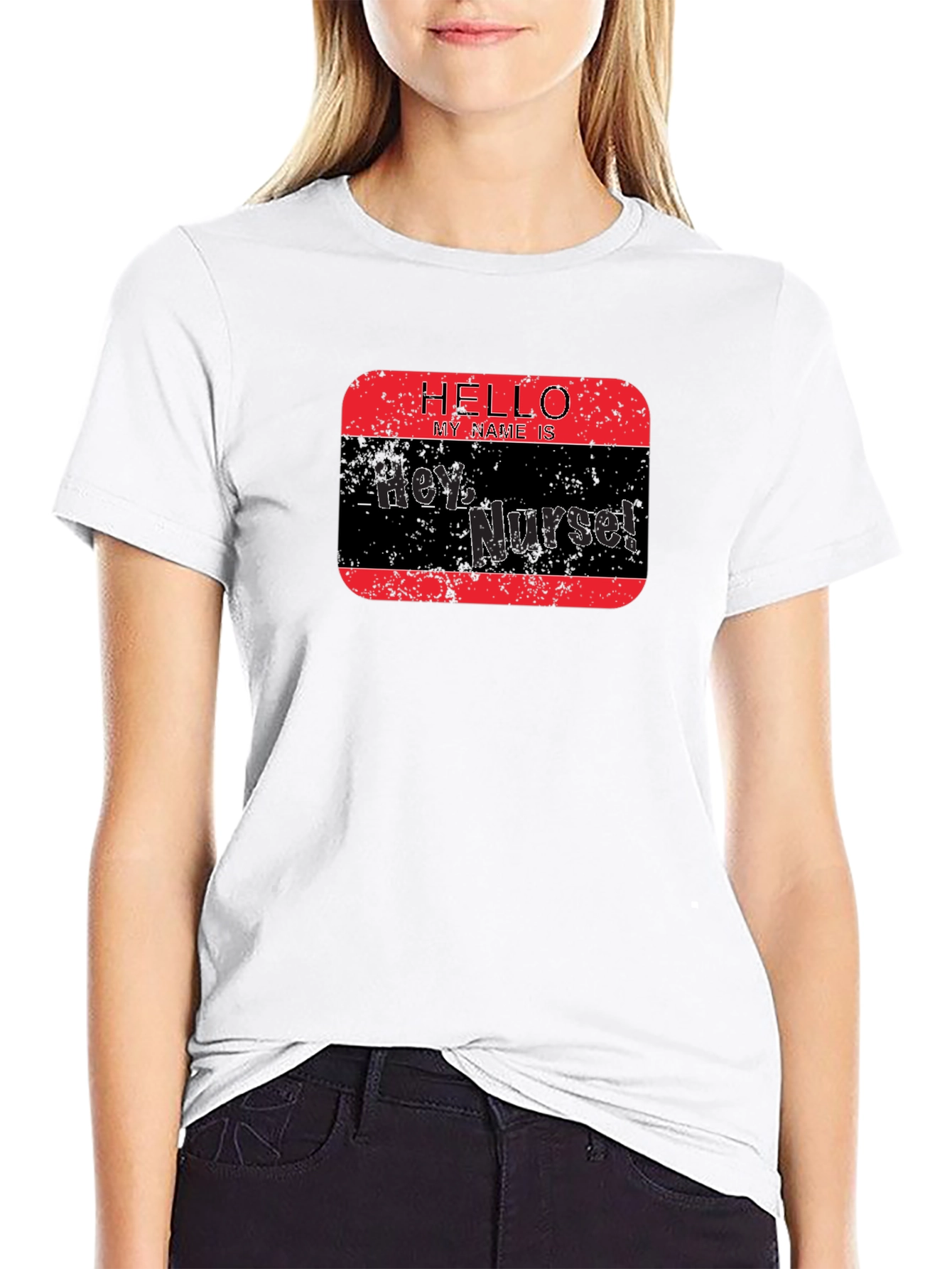 Hey Nurse! Novelty Graphic Tee