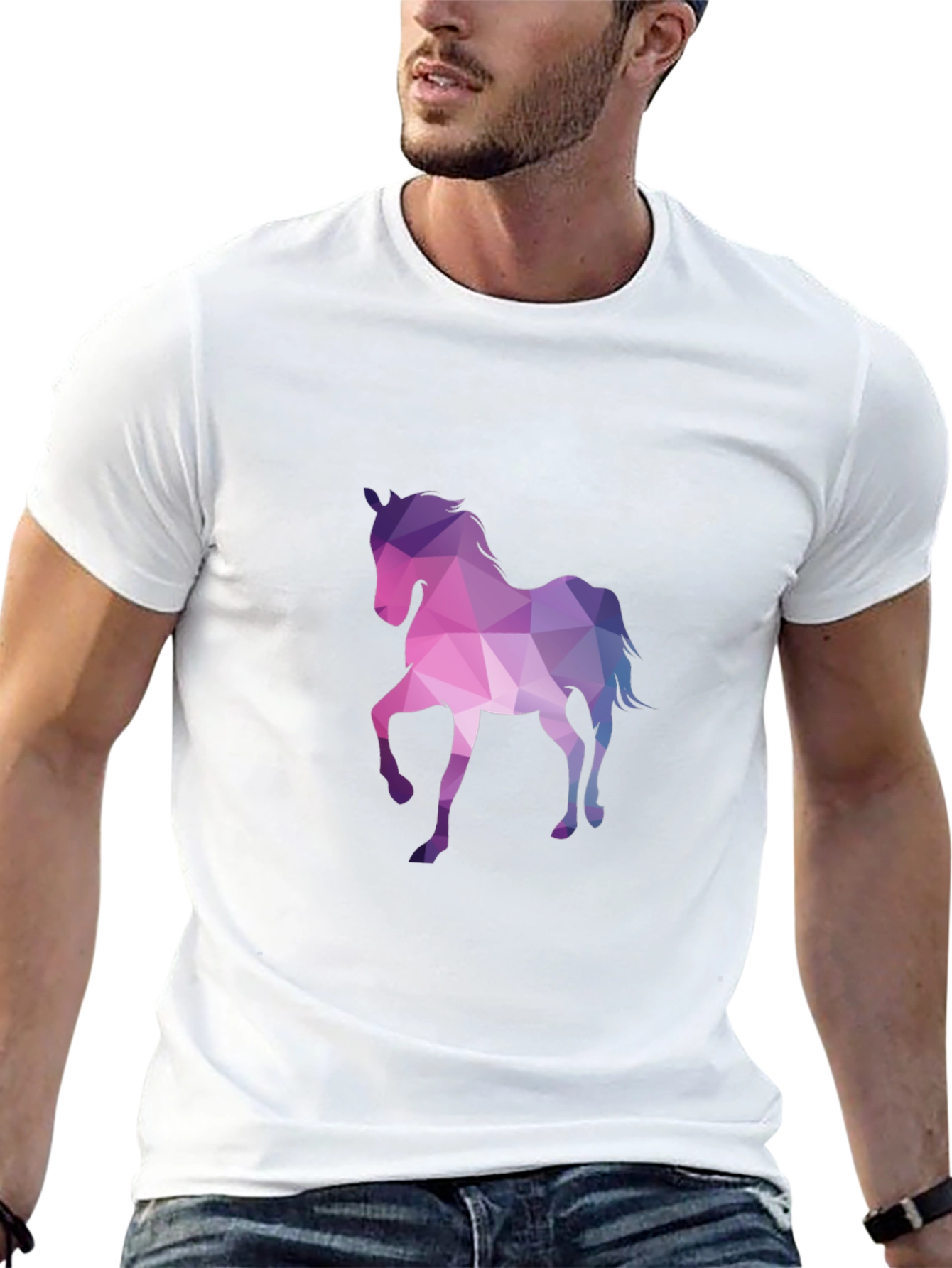 Geometric Horse Graphic Tee