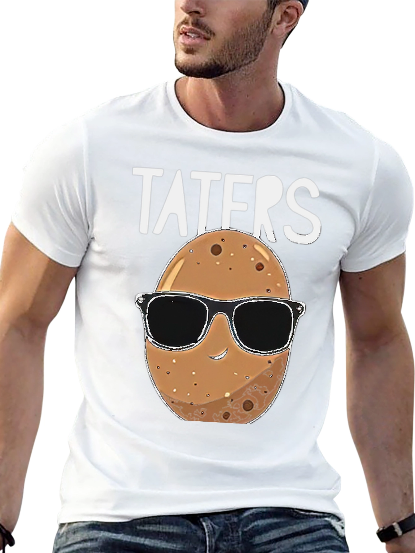 Taters Graphic Tee - Funny Potato Sunglasses Shirt