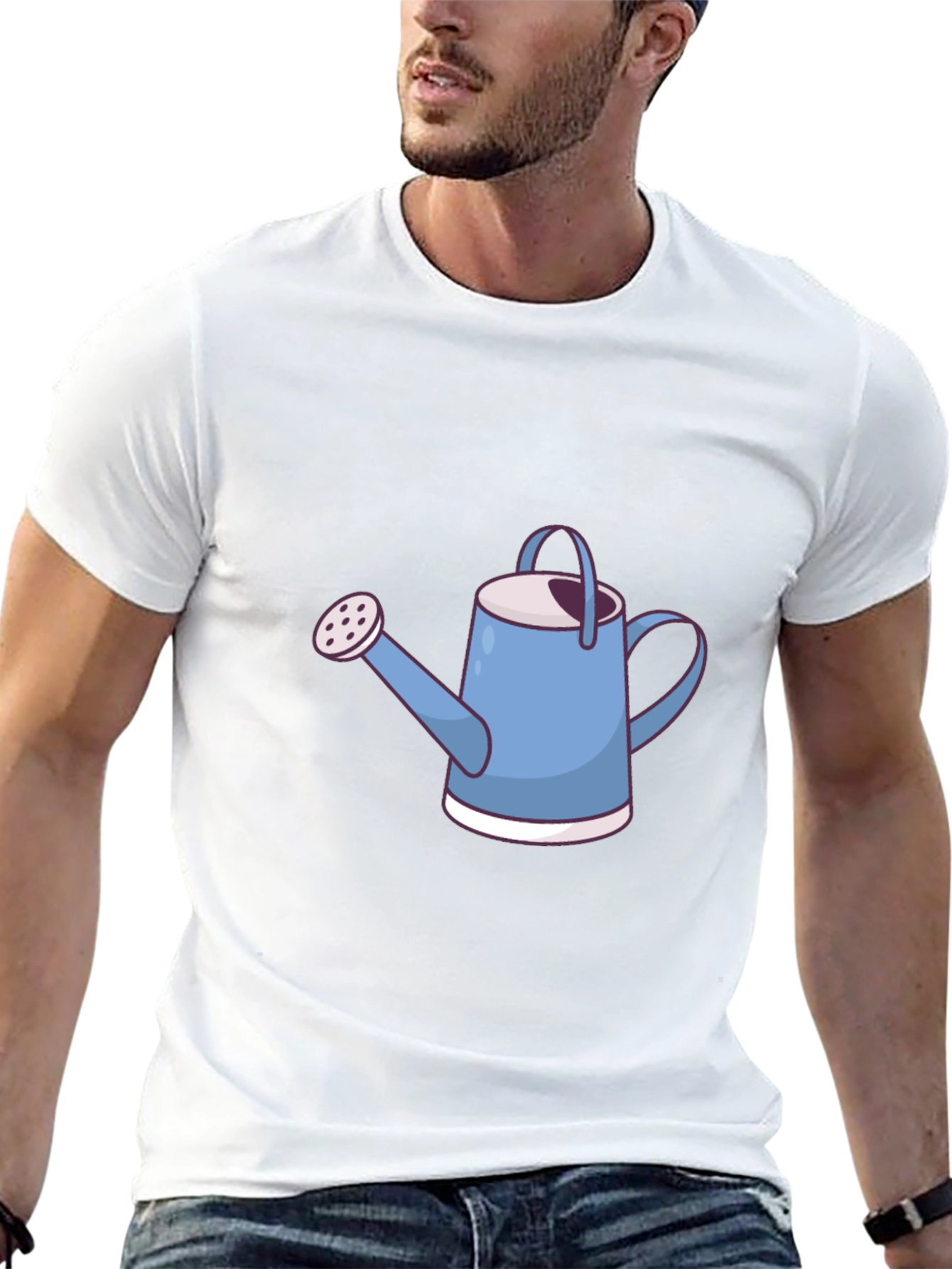 Cute Watering Can Graphic Tee