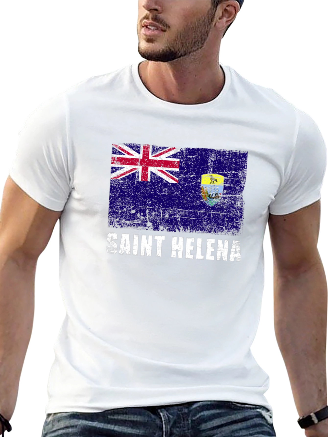 Saint Helena Flag Graphic T-Shirt