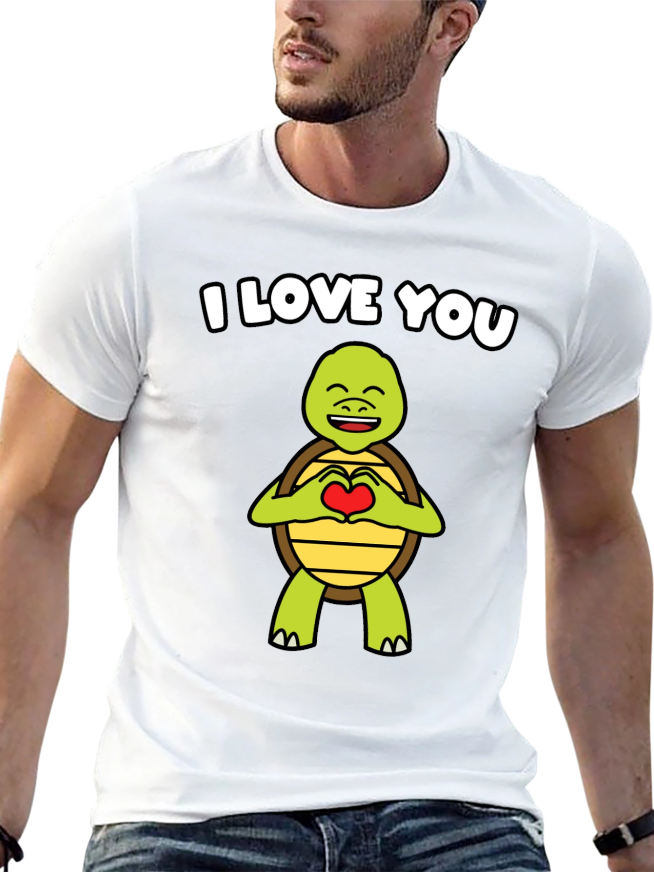 I Love You Turtle Graphic Tee