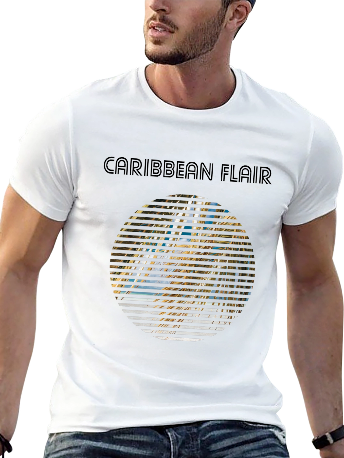 Caribbean Flair Graphic Tee