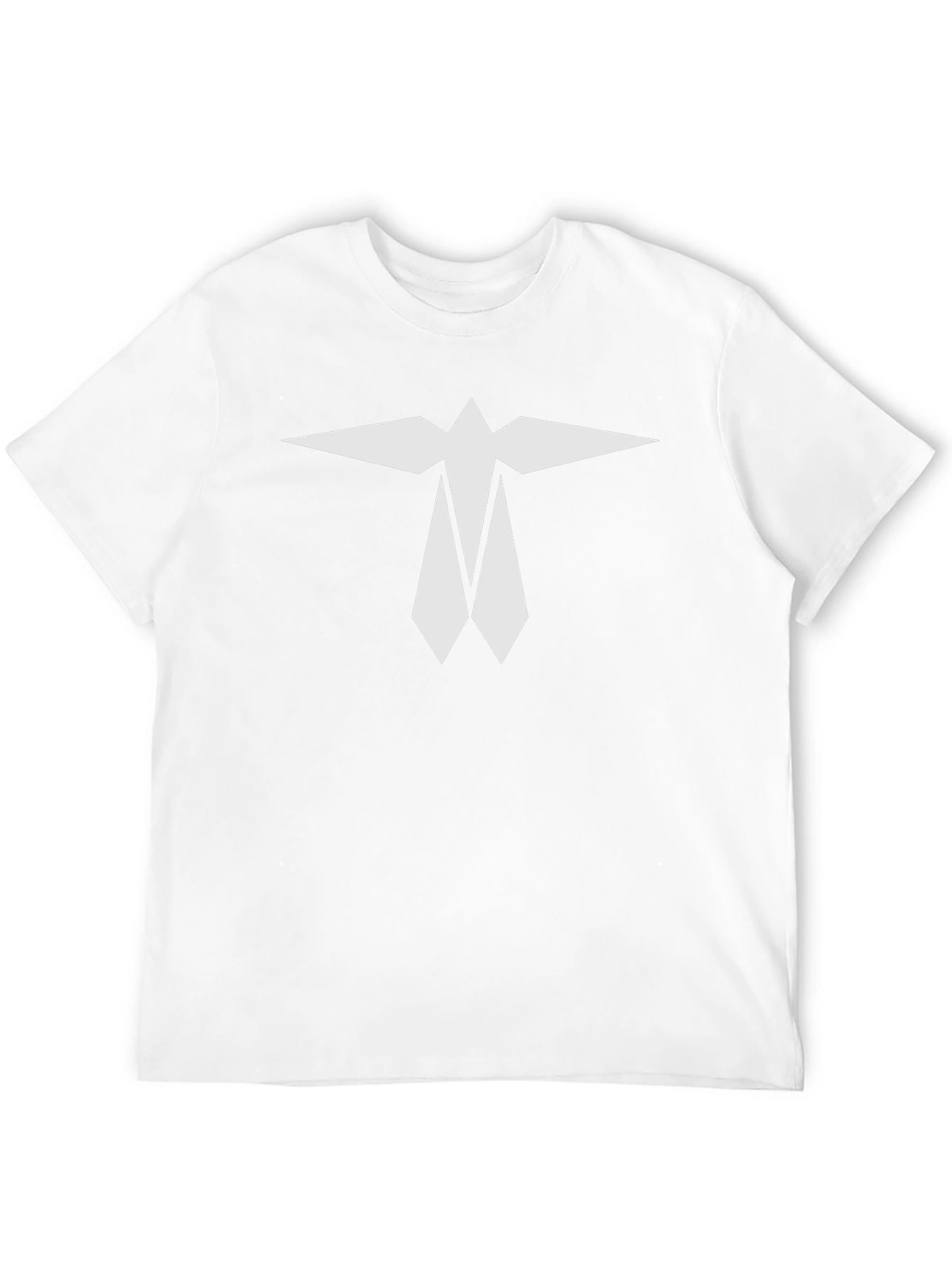 Geometric Logo Black Tee - Modern Style