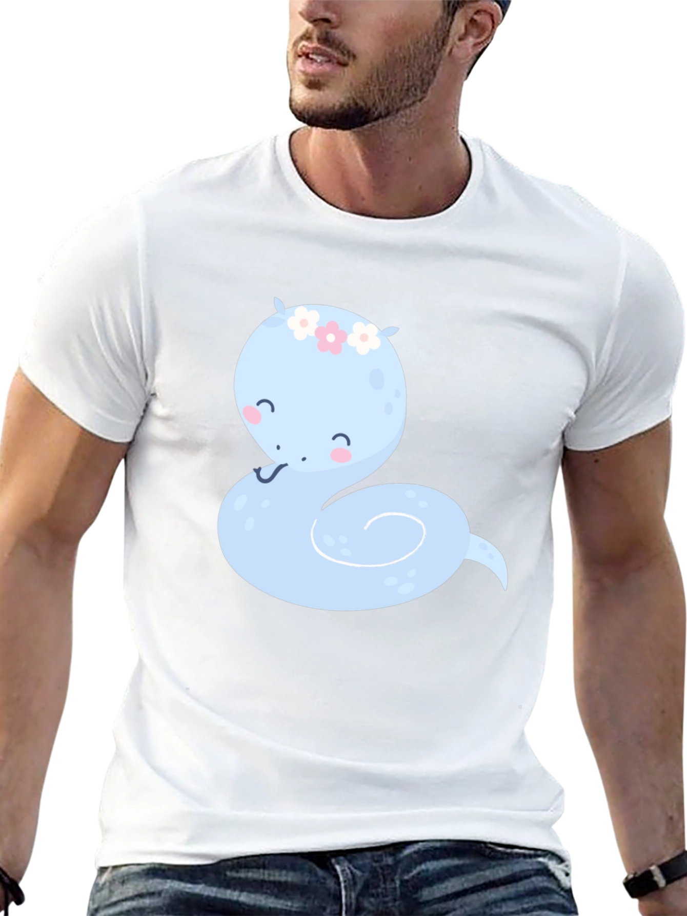 Cute Cartoon Snake T-Shirt