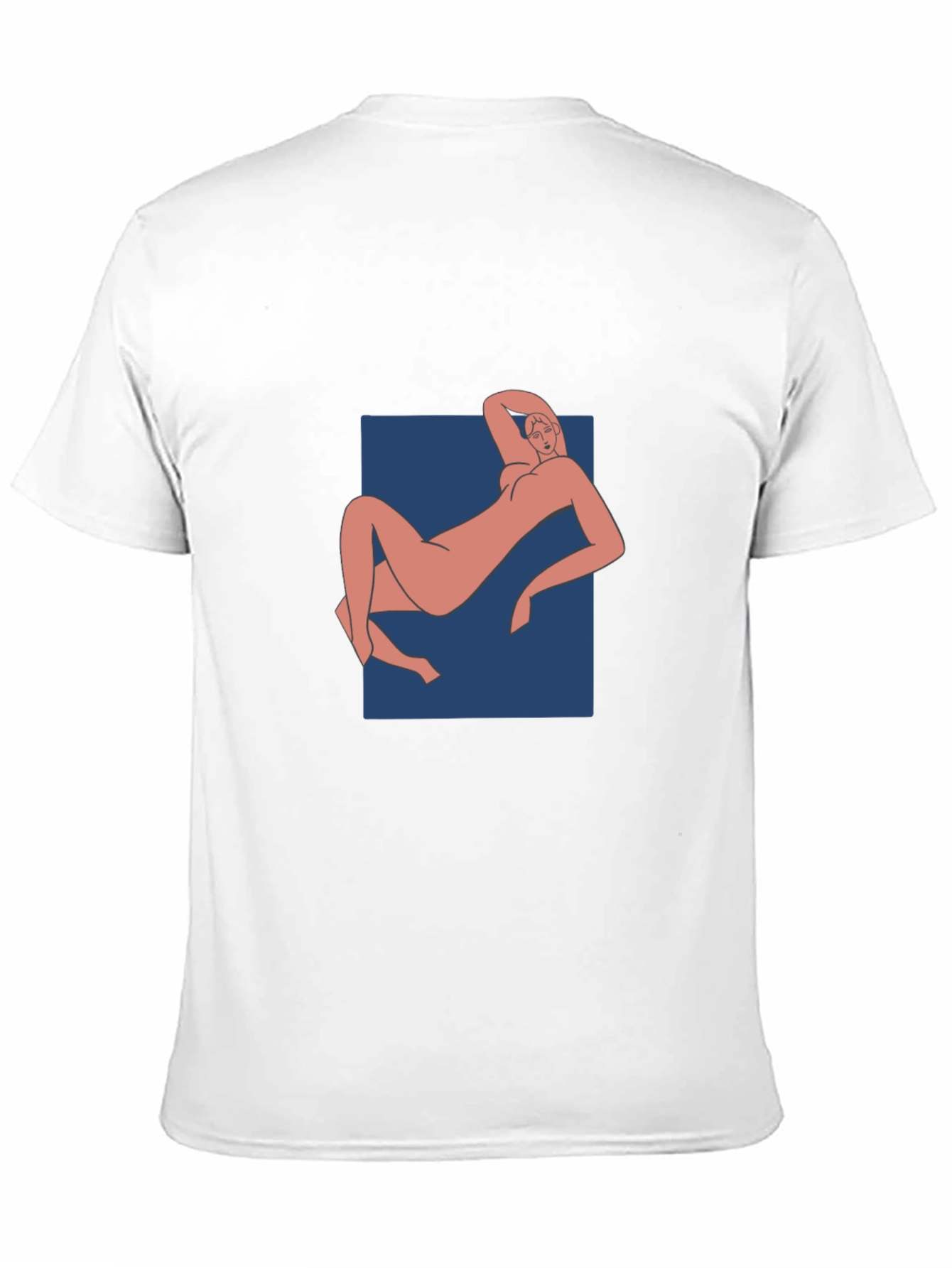 Abstract Woman Graphic Black T-Shirt