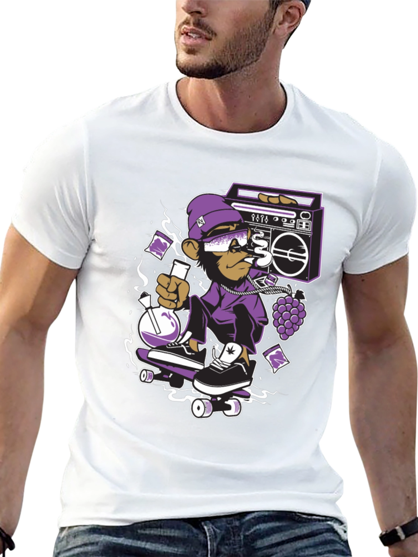 Cool Monkey Graphic Tee