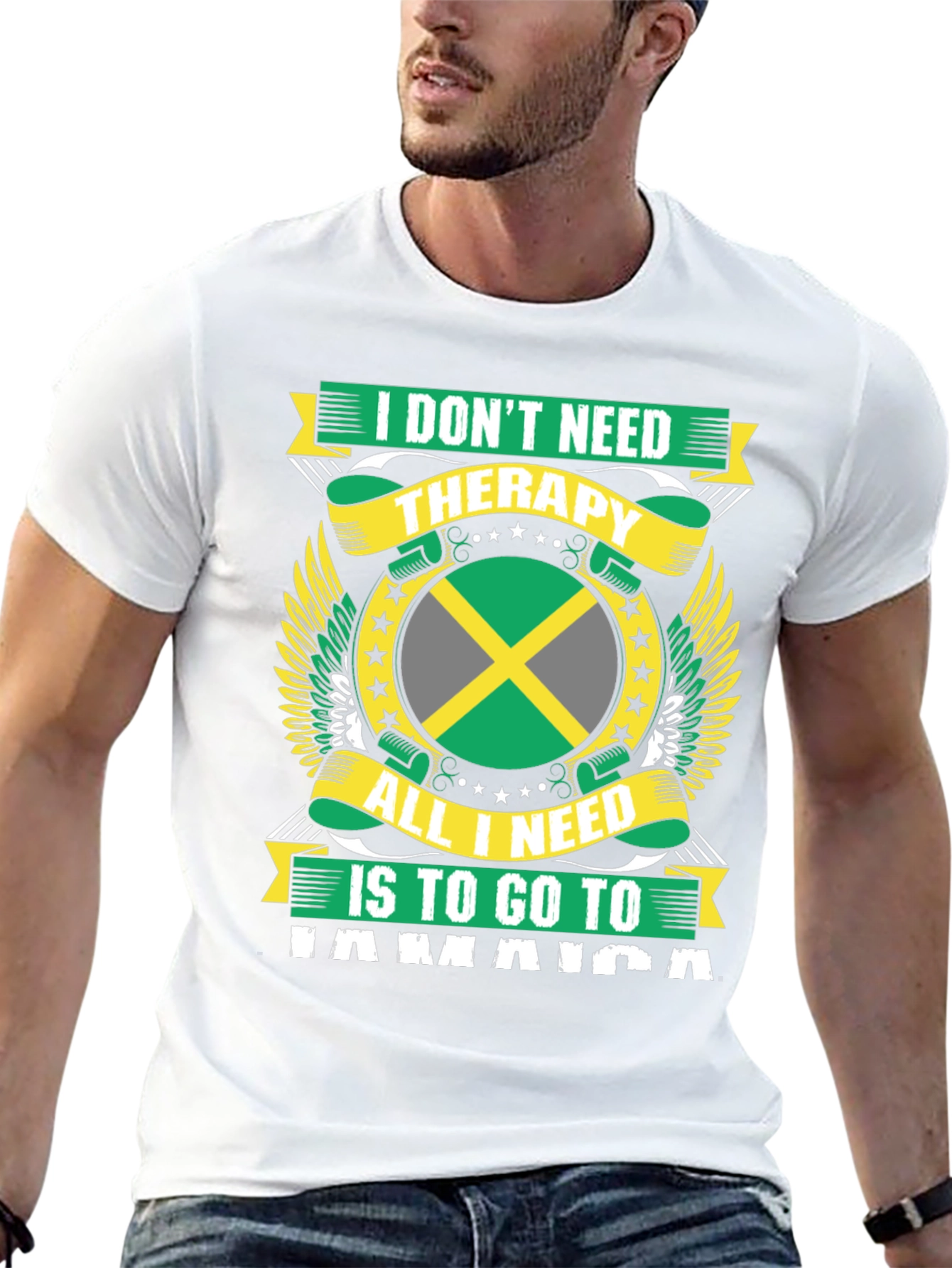 Jamaica Therapy Graphic T-Shirt
