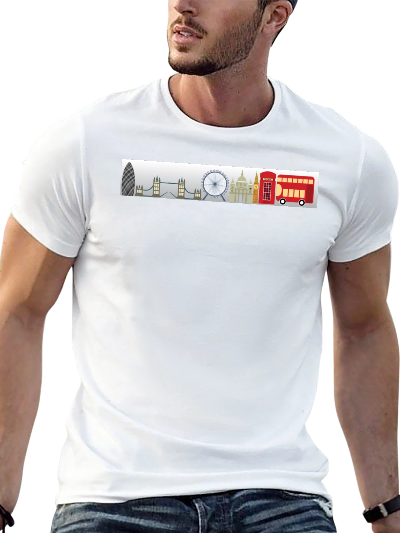 London Skyline Graphic T-Shirt