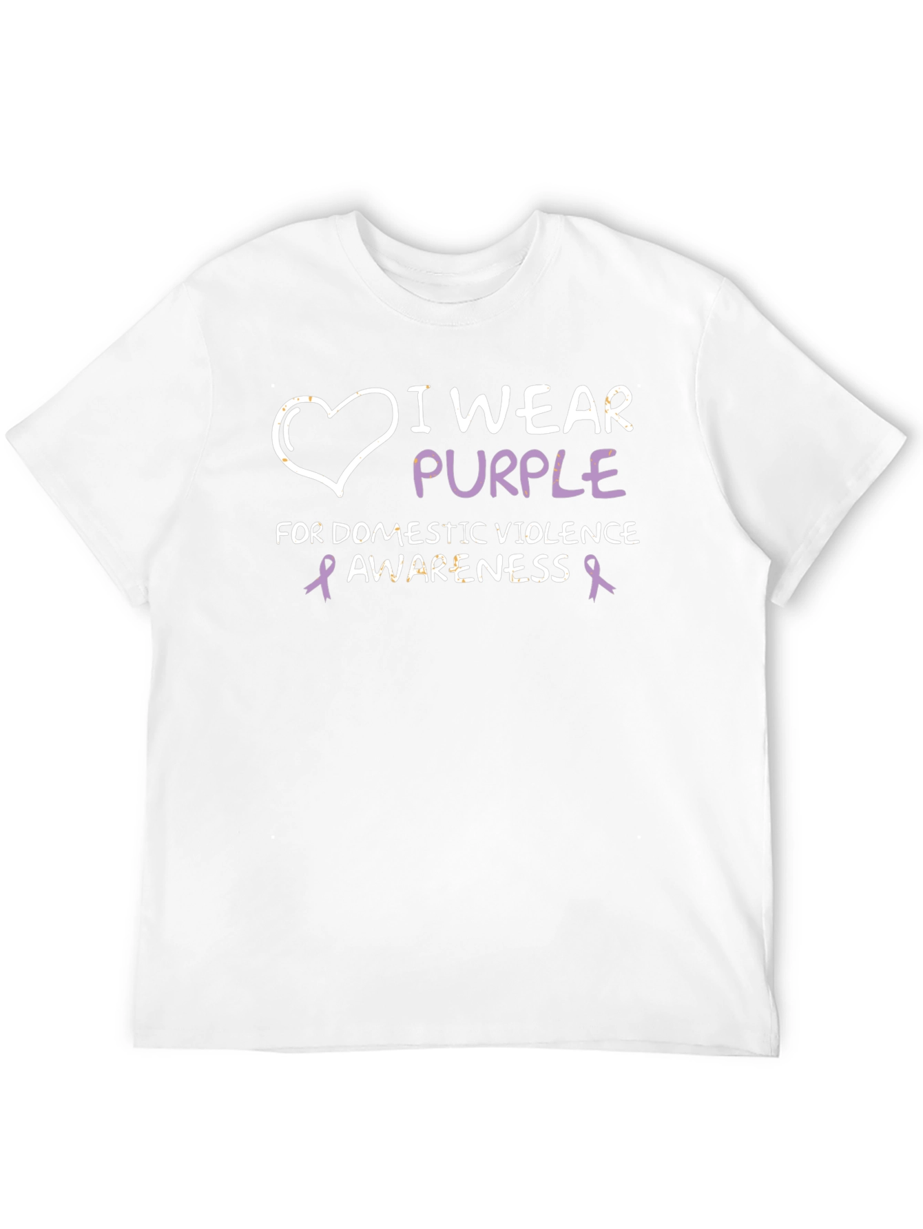 I Wear Purple Domestic Violence Awareness T-Shirt
