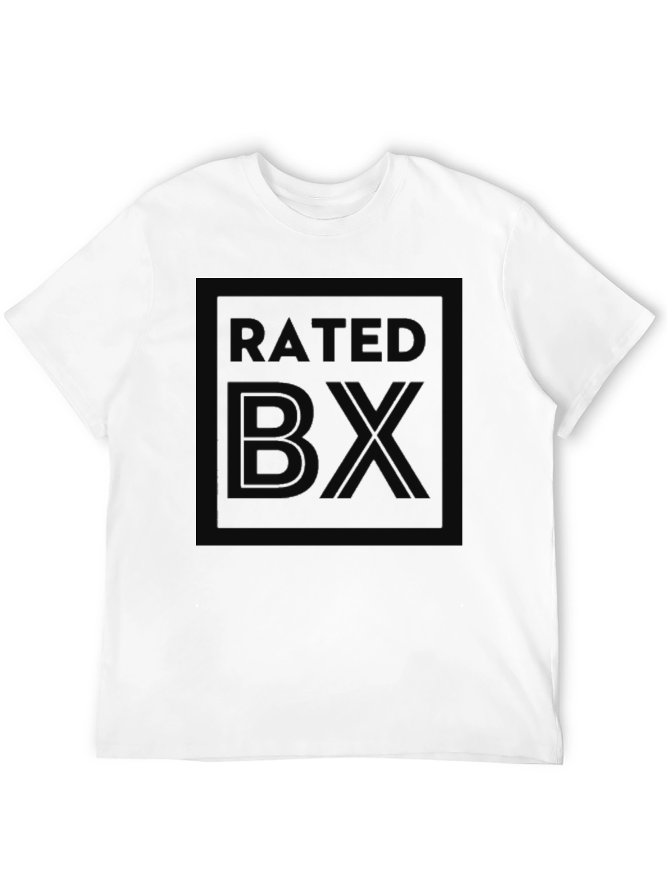 Rated BX Graphic Print Black T-Shirt