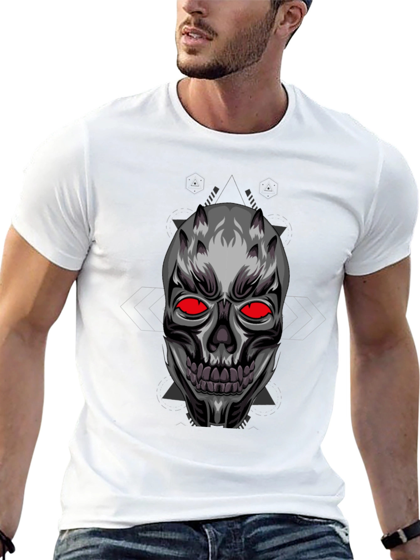 Skull Graphic Black T-Shirt