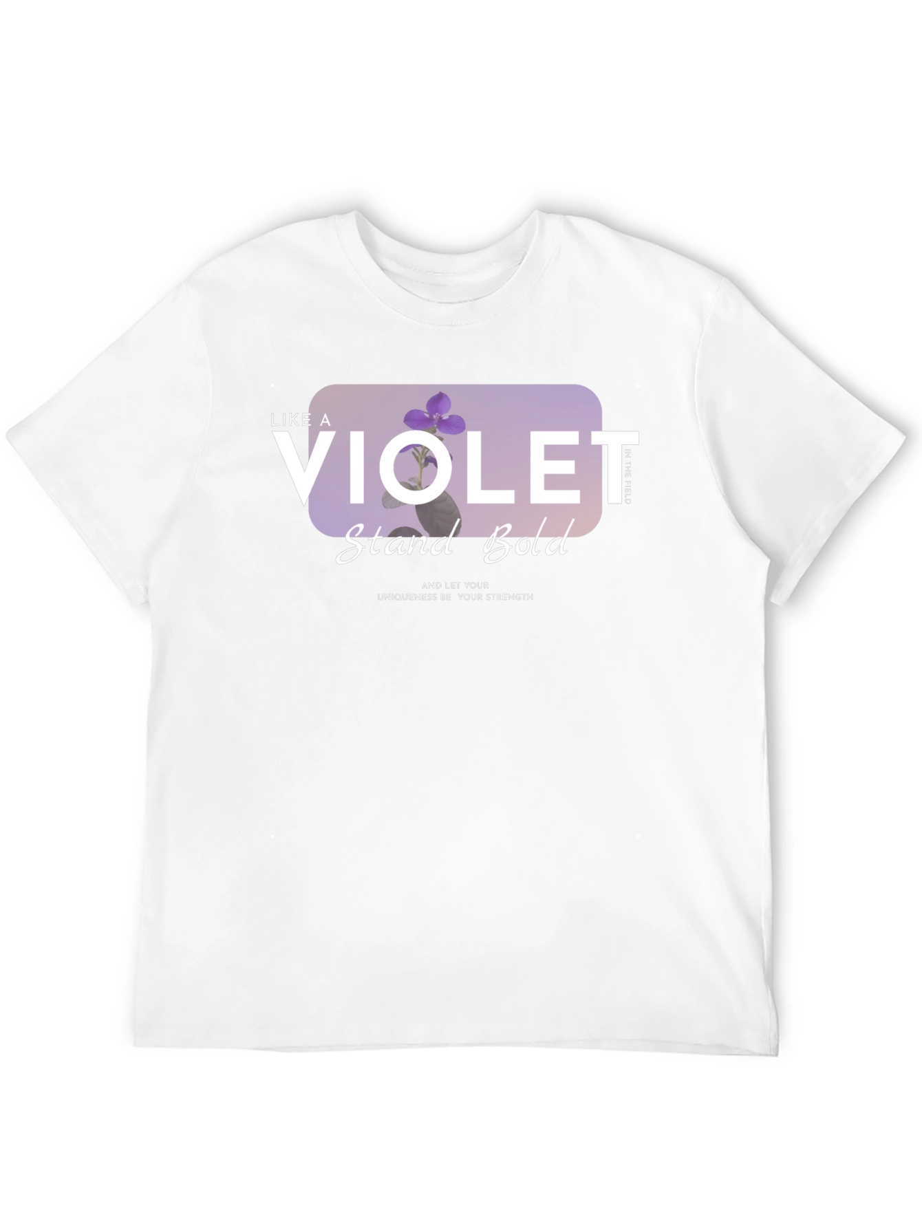 Violet Stand Bold T-Shirt