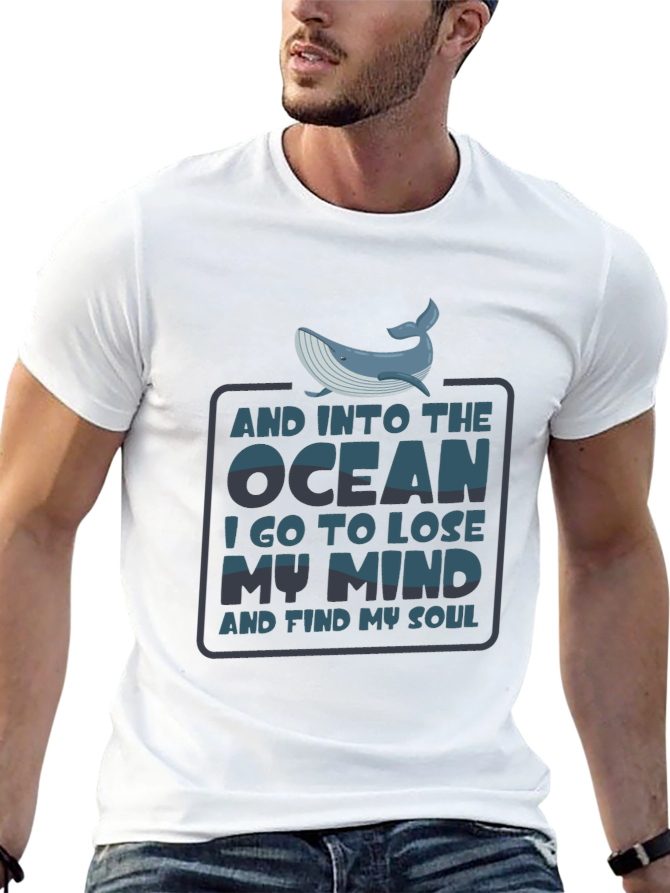Ocean Mind & Soul Whale Graphic T-Shirt