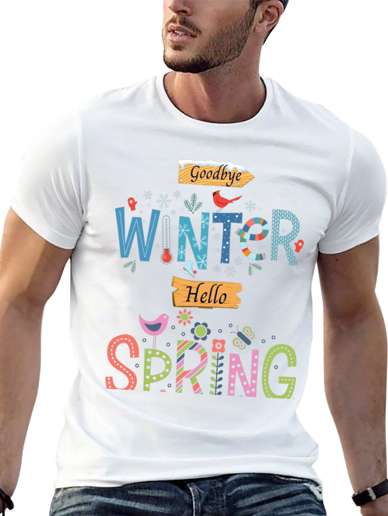 Goodbye Winter Hello Spring Graphic Tee