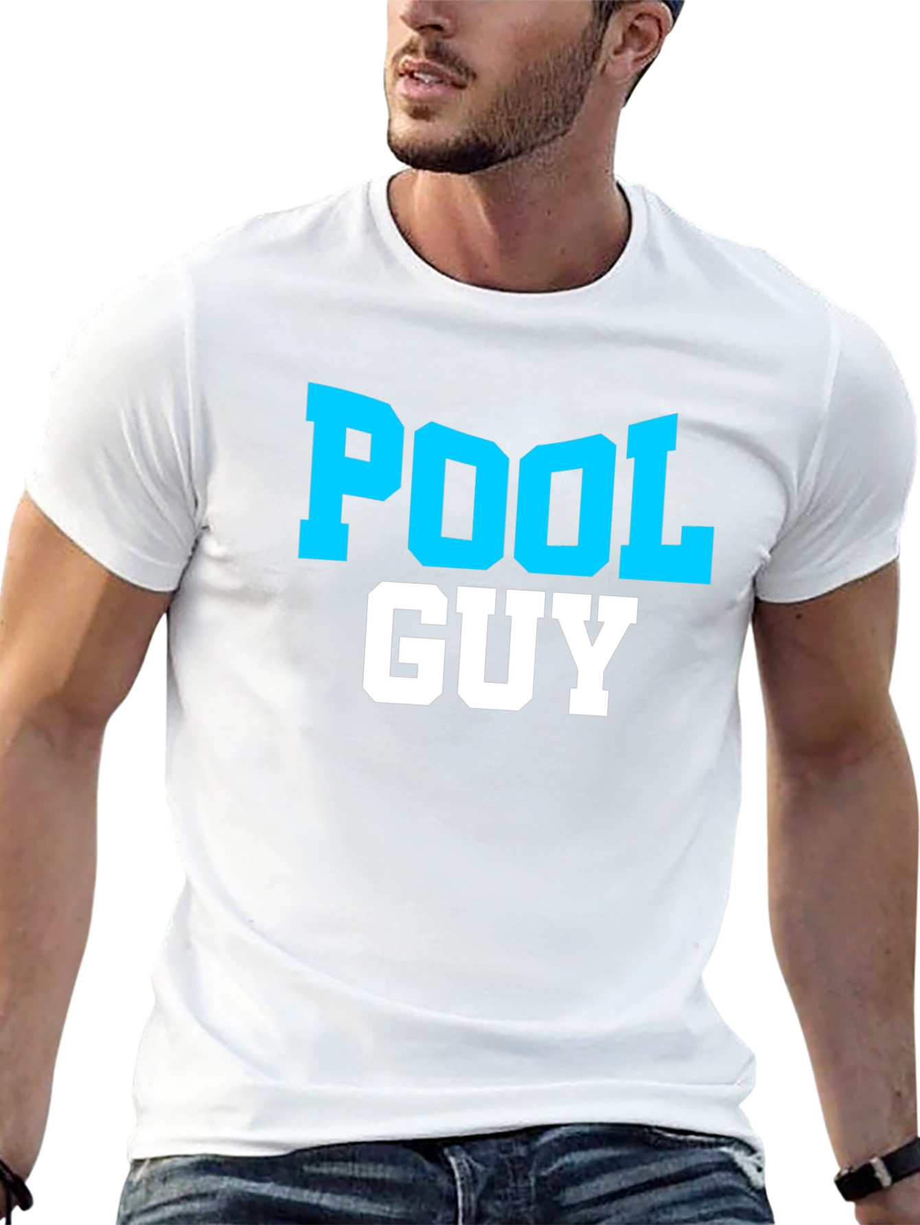 Pool Guy Graphic T-Shirt - Casual Cotton Tee
