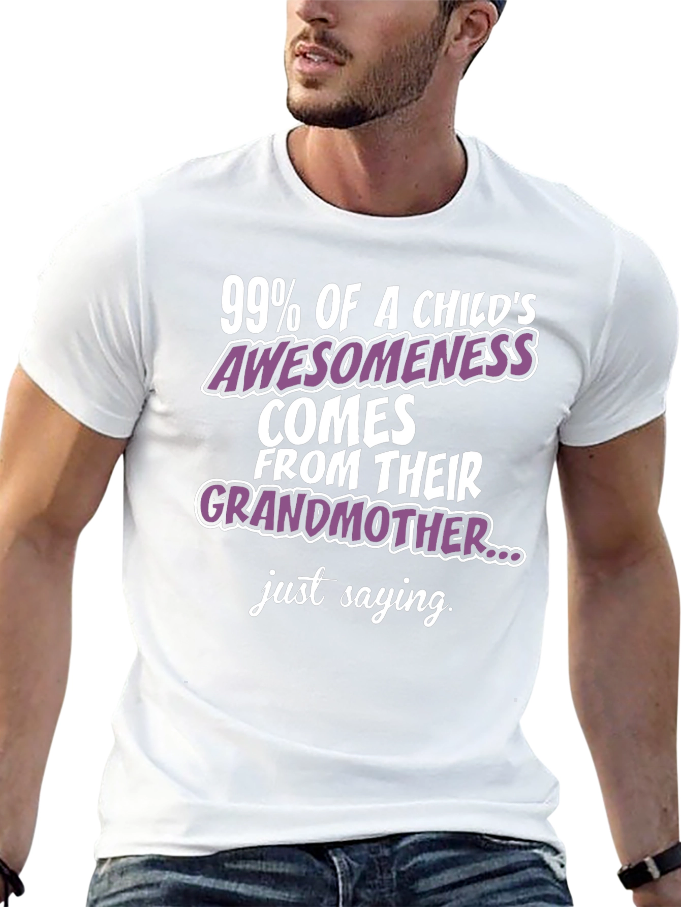 Grandmother Awesomeness T-Shirt - Black