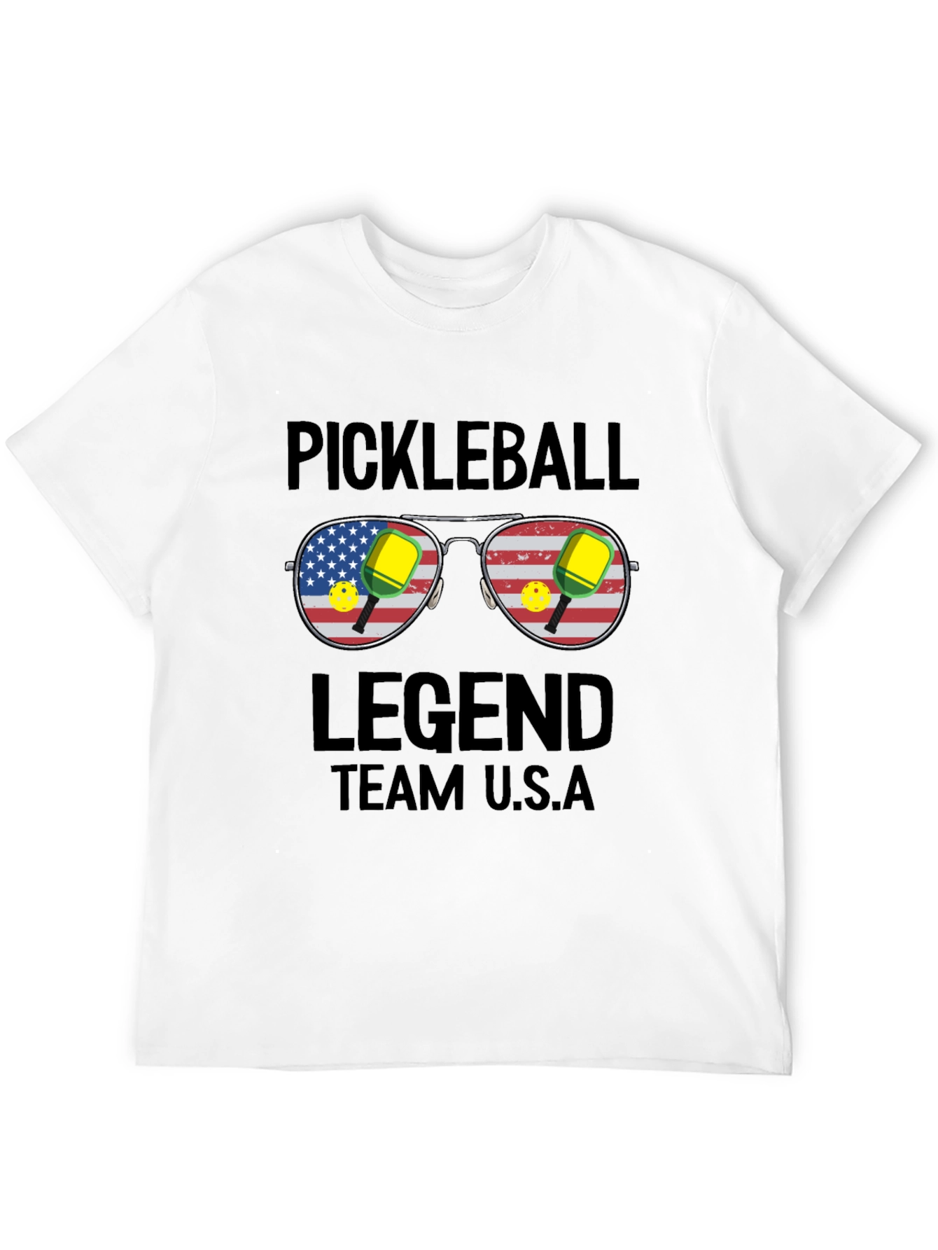 Pickleball Legend Team USA Graphic T-Shirt